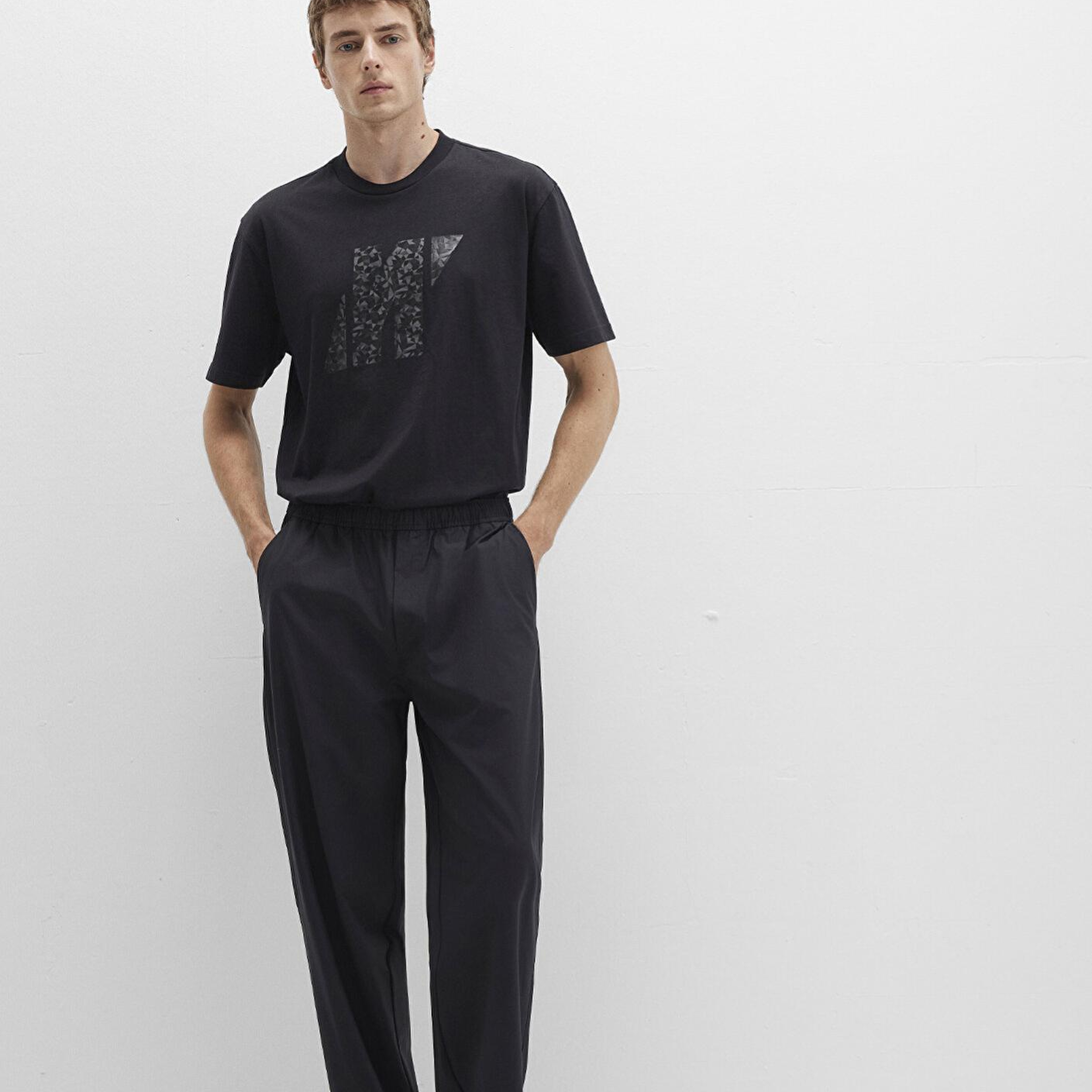 Mavi Siyah Spor Pantolon 0010457-71379