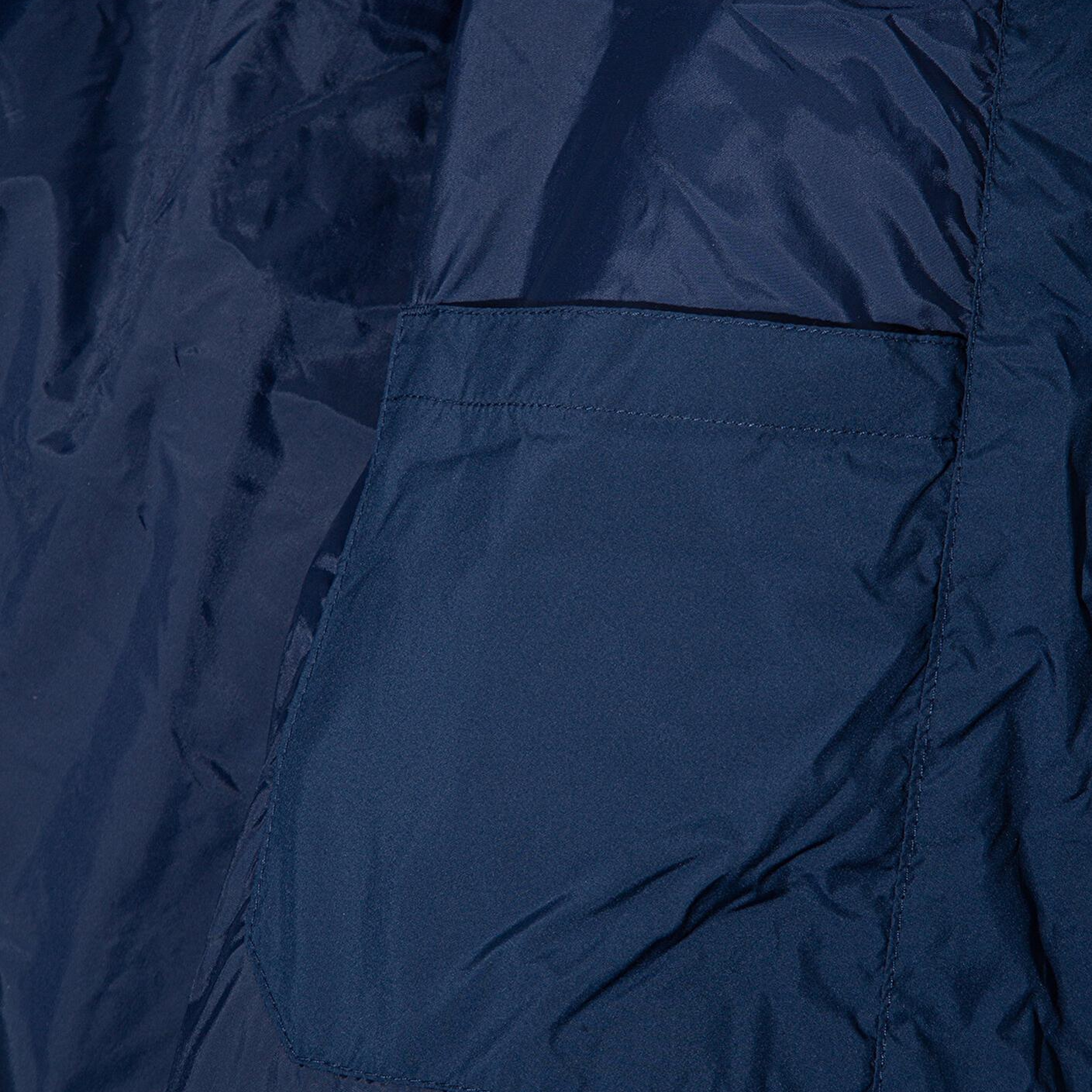 Mavi Dik Yaka Mavi Şişme Mont 0110609-89353