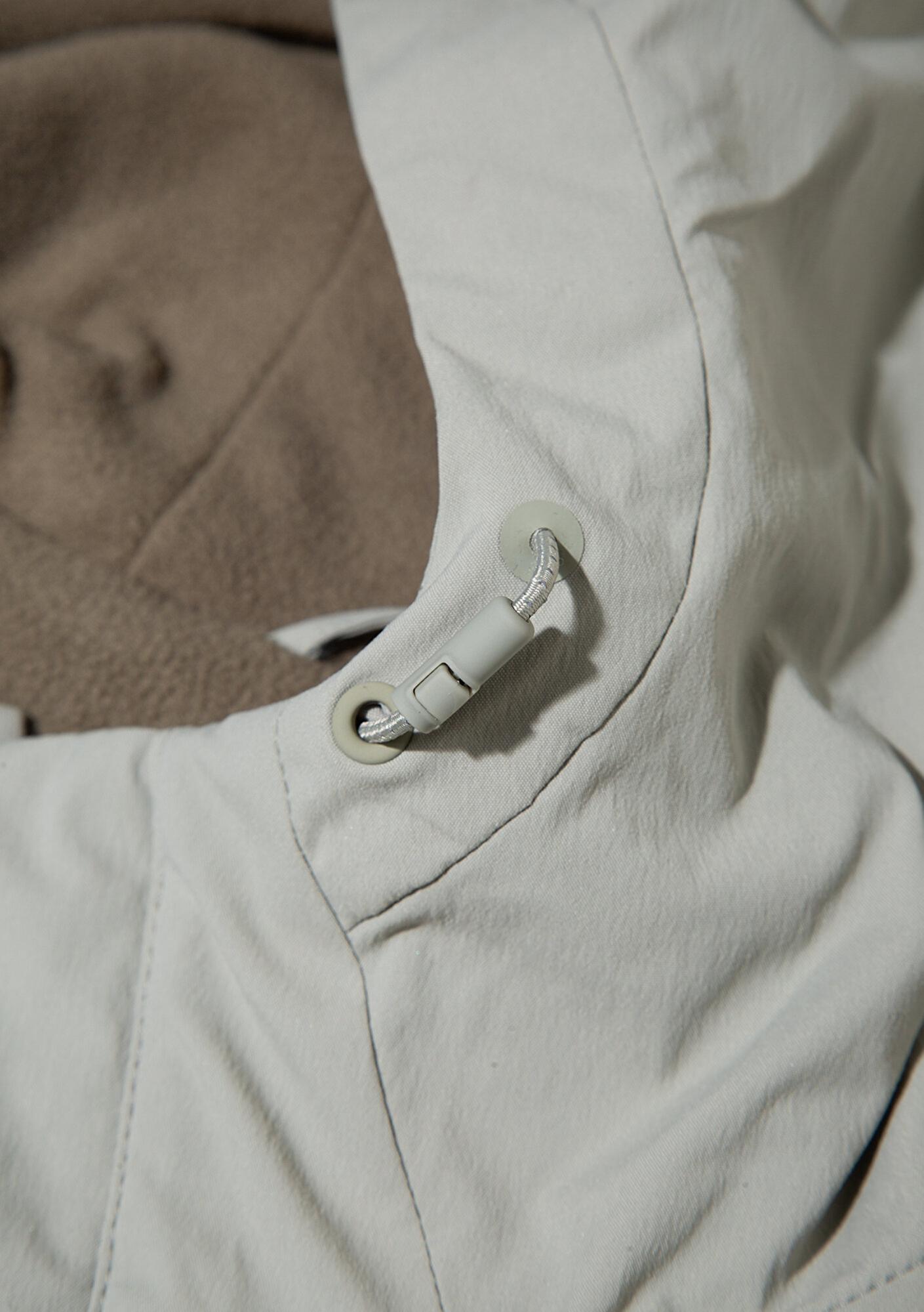 Mavi Su İtici Kapüşonlu Yeşil Mont 0110614-71484