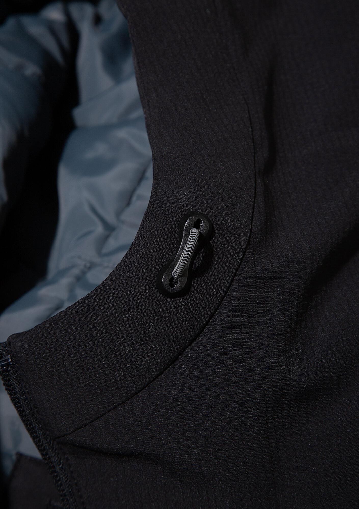 Mavi Su İtici Kapüşonlu Siyah Mont 0110615-71379