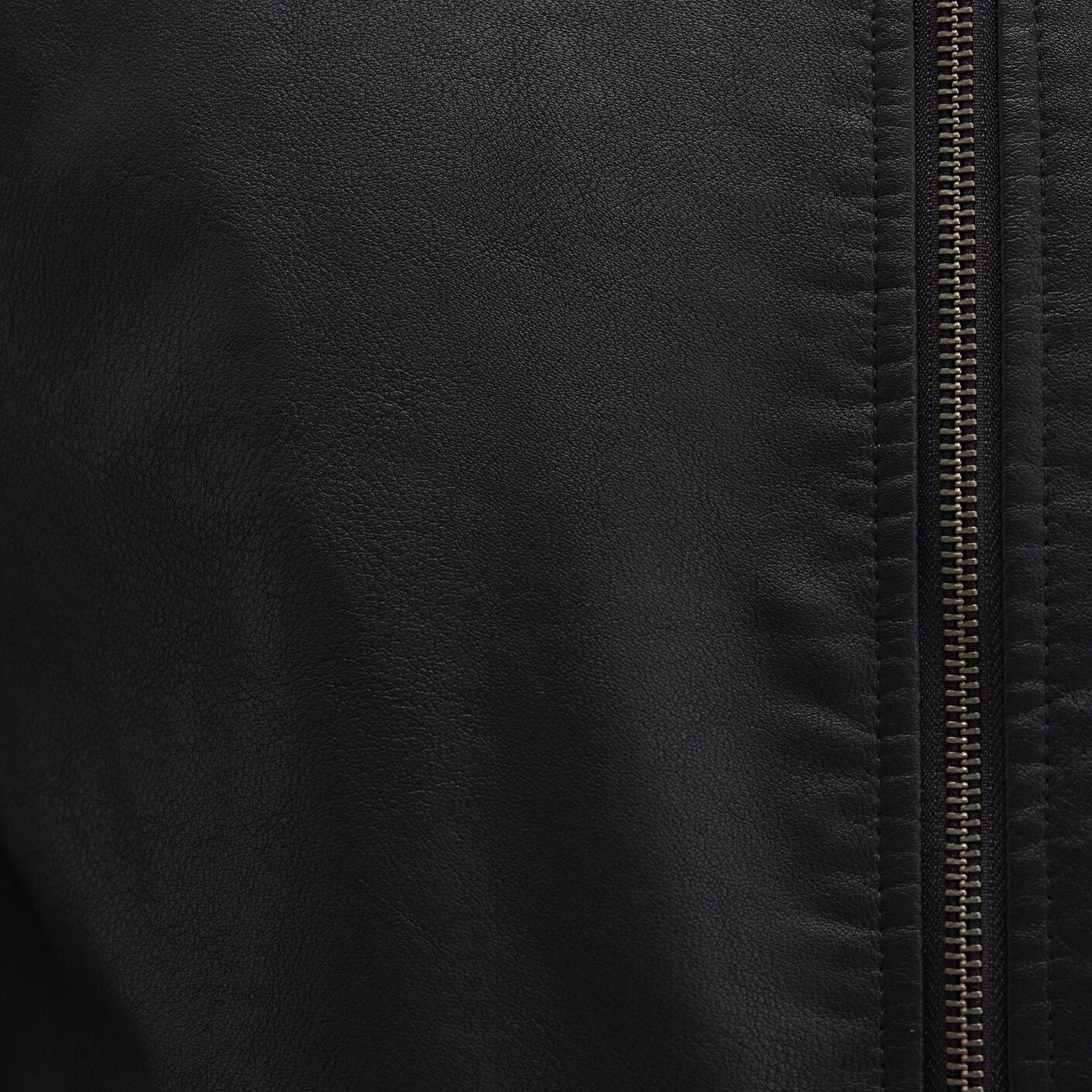 Mavi Siyah Suni Deri Ceket Loose Fit / Bol Rahat Kesim 0110636-71379