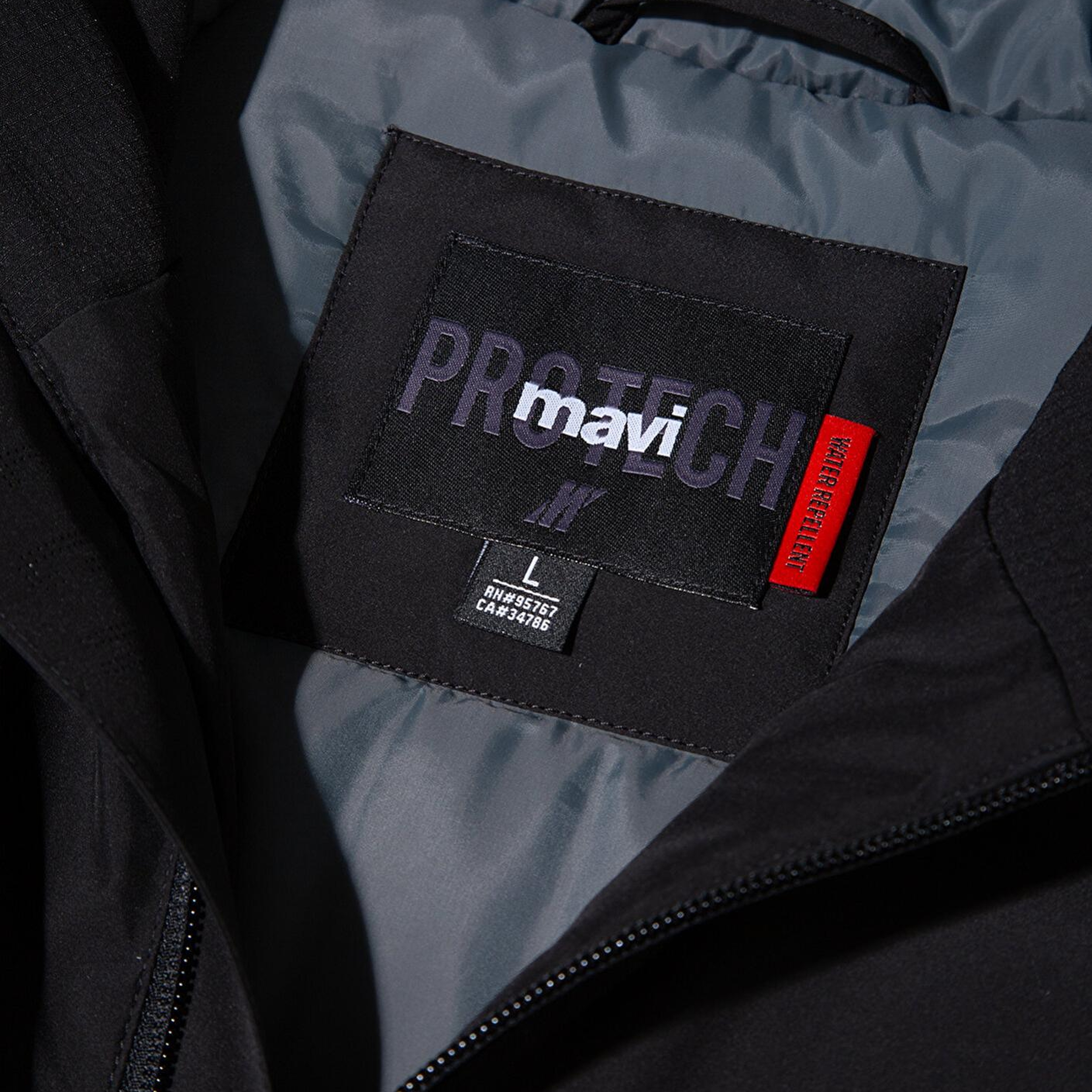 Mavi Su İtici Kapüşonlu Siyah Mont 0110615-71379