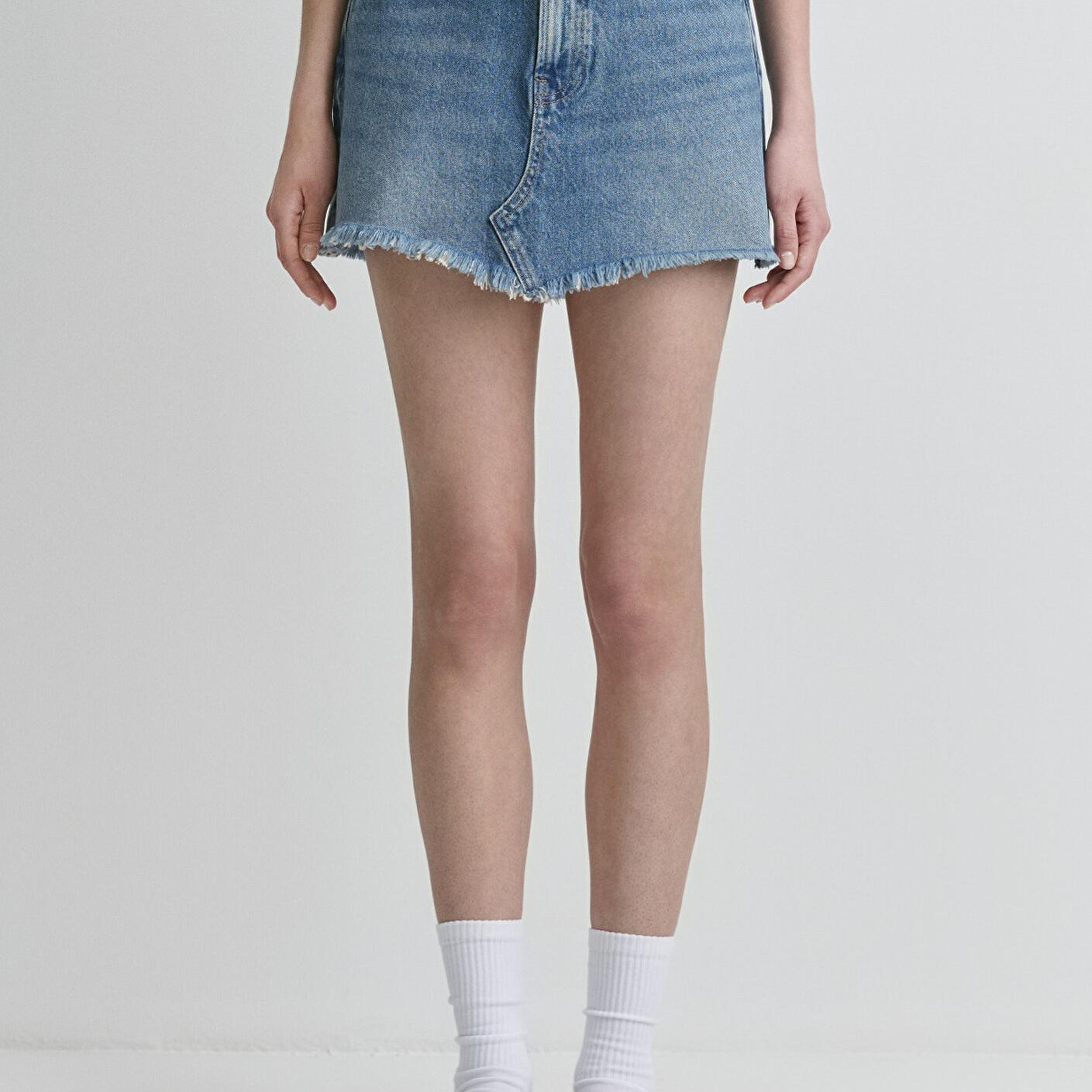 Mavi Tiera Classic Denim Puslu Indigo Mavi Jean Etek 1310654-89730