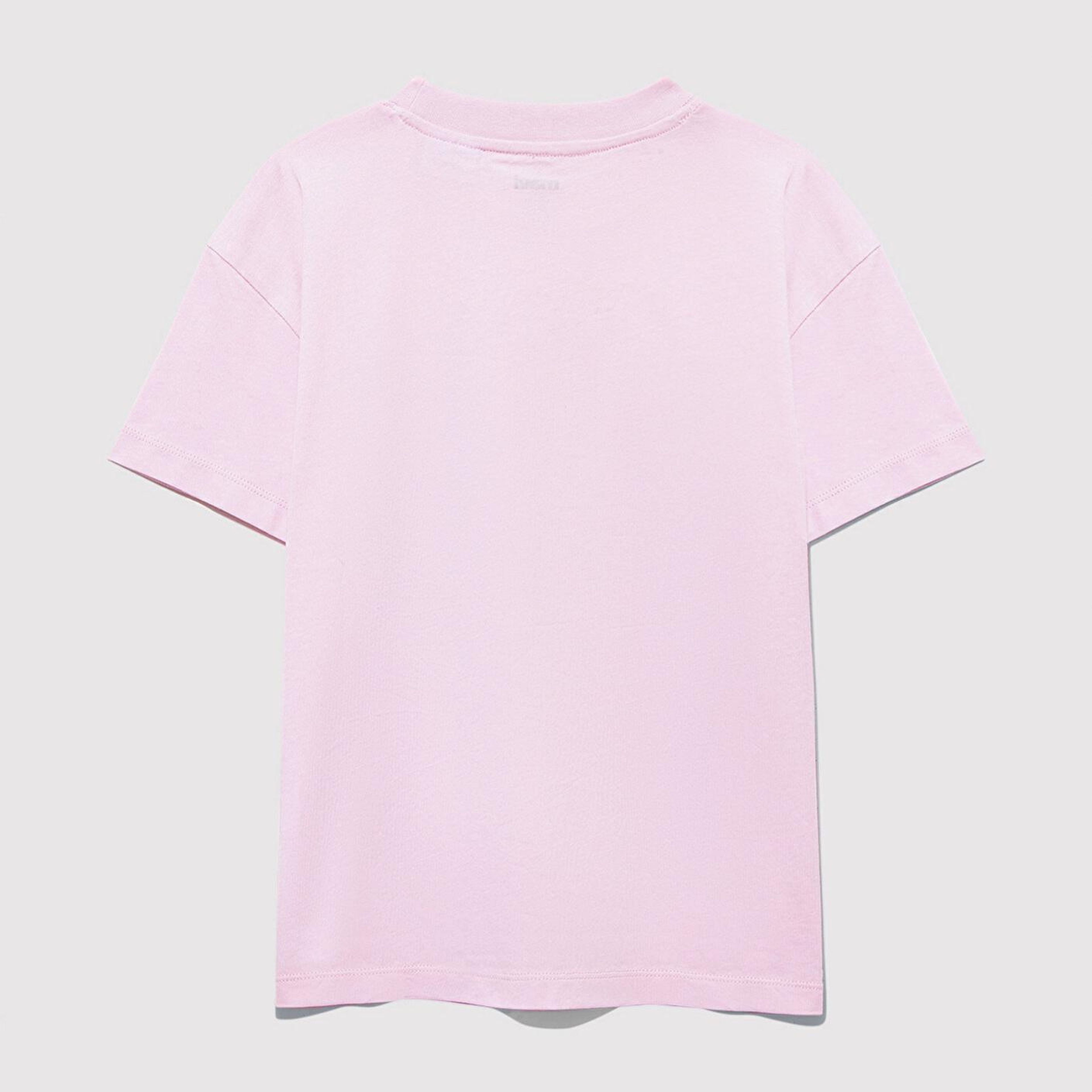 Mavi Barbie Baskılı Pembe Tişört Loose Fit / Bol Rahat Kesim 7610312-86959