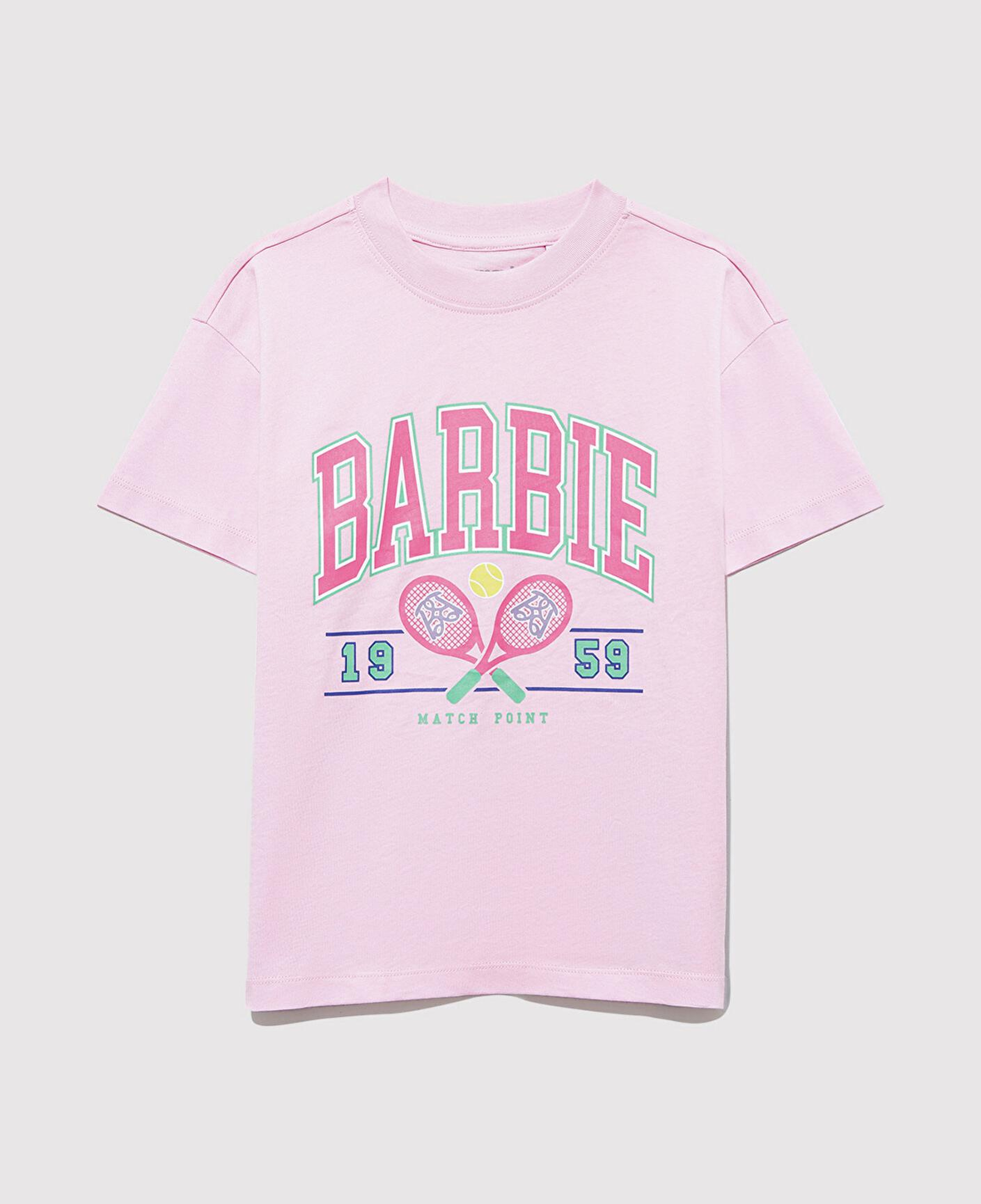 Mavi Barbie Baskılı Pembe Tişört Loose Fit / Bol Rahat Kesim 7610312-86959