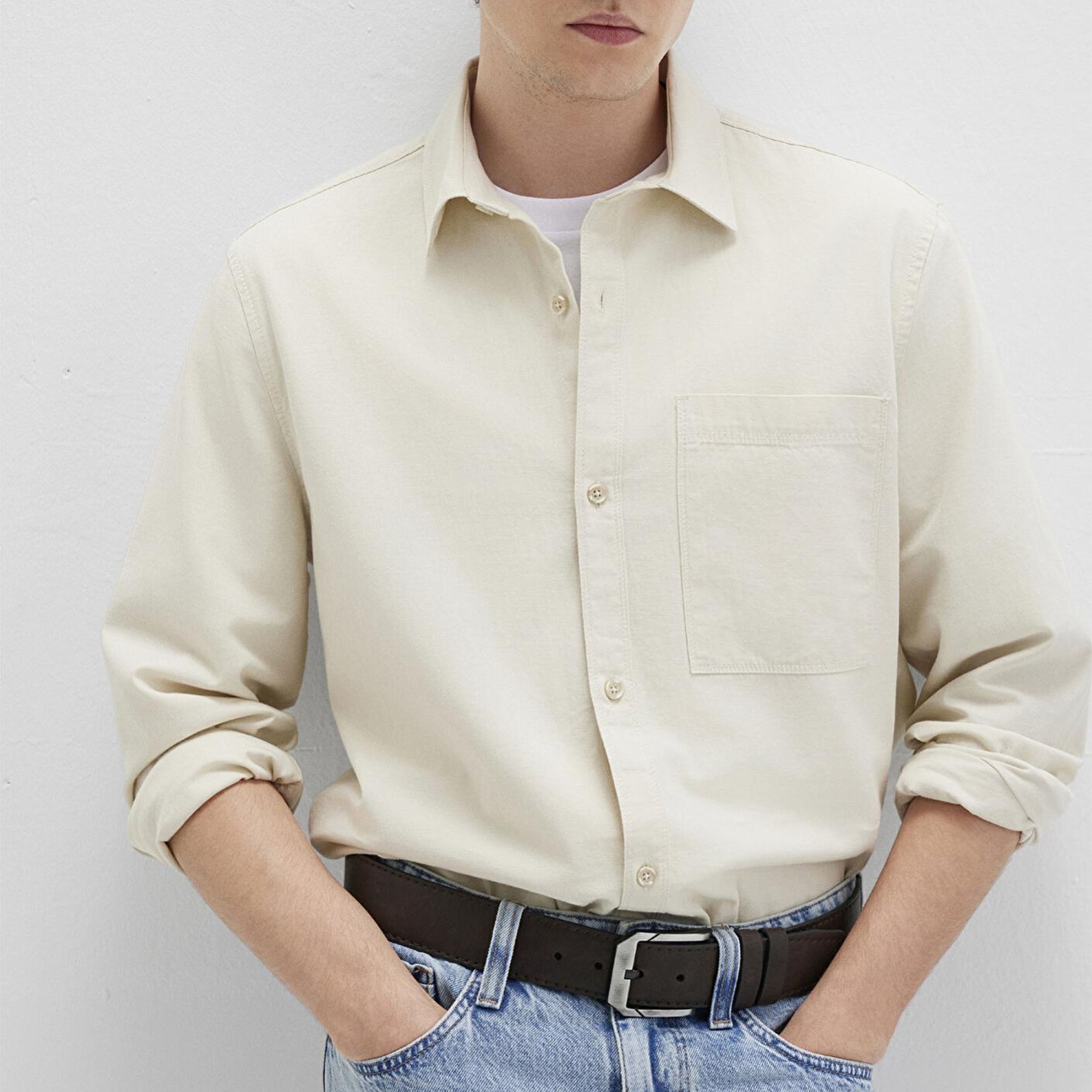 Mavi Kahverengi Suni Deri Kemer 0911653-33382