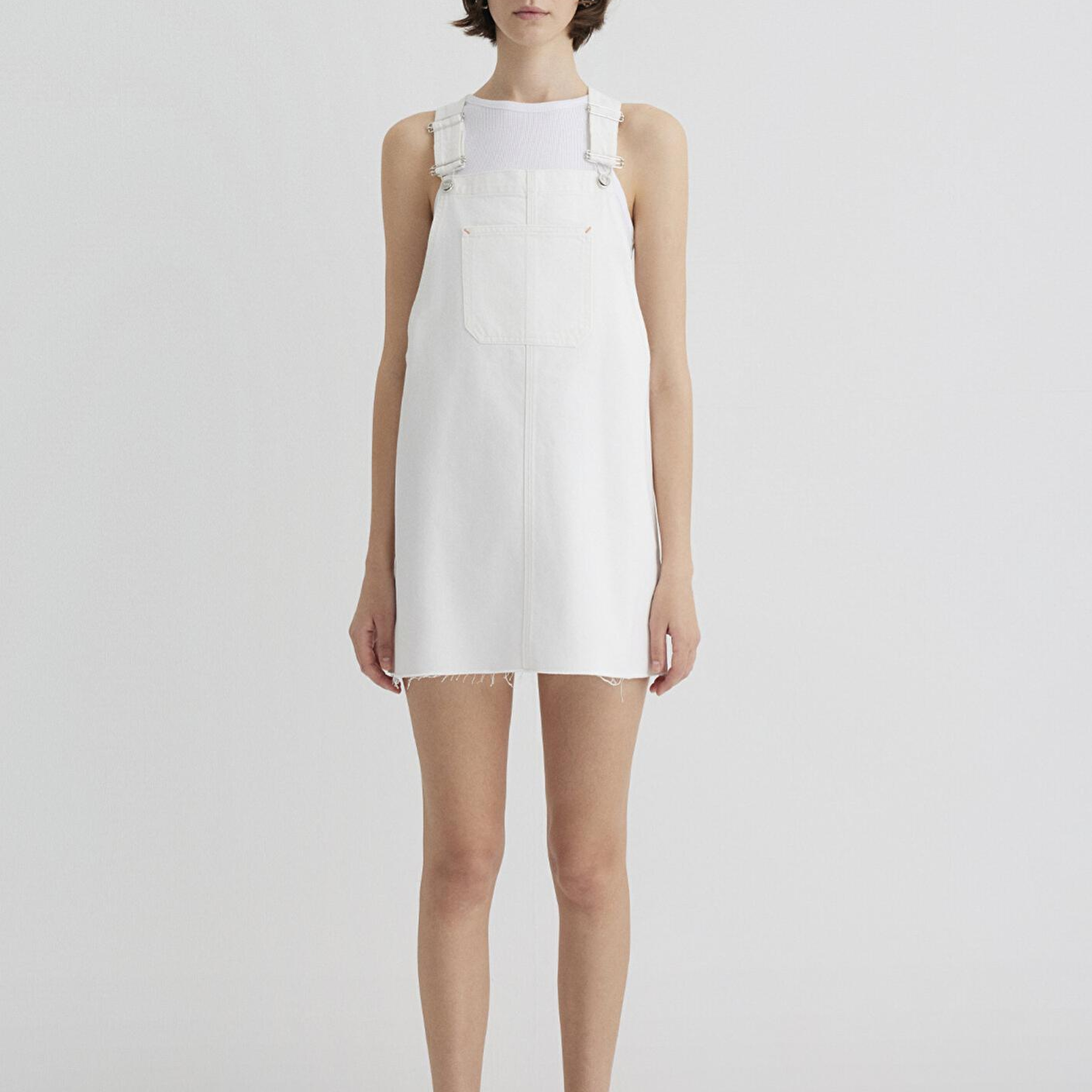 Mavi Iza Kırık Beyaz Jean Elbise 1310662-89835