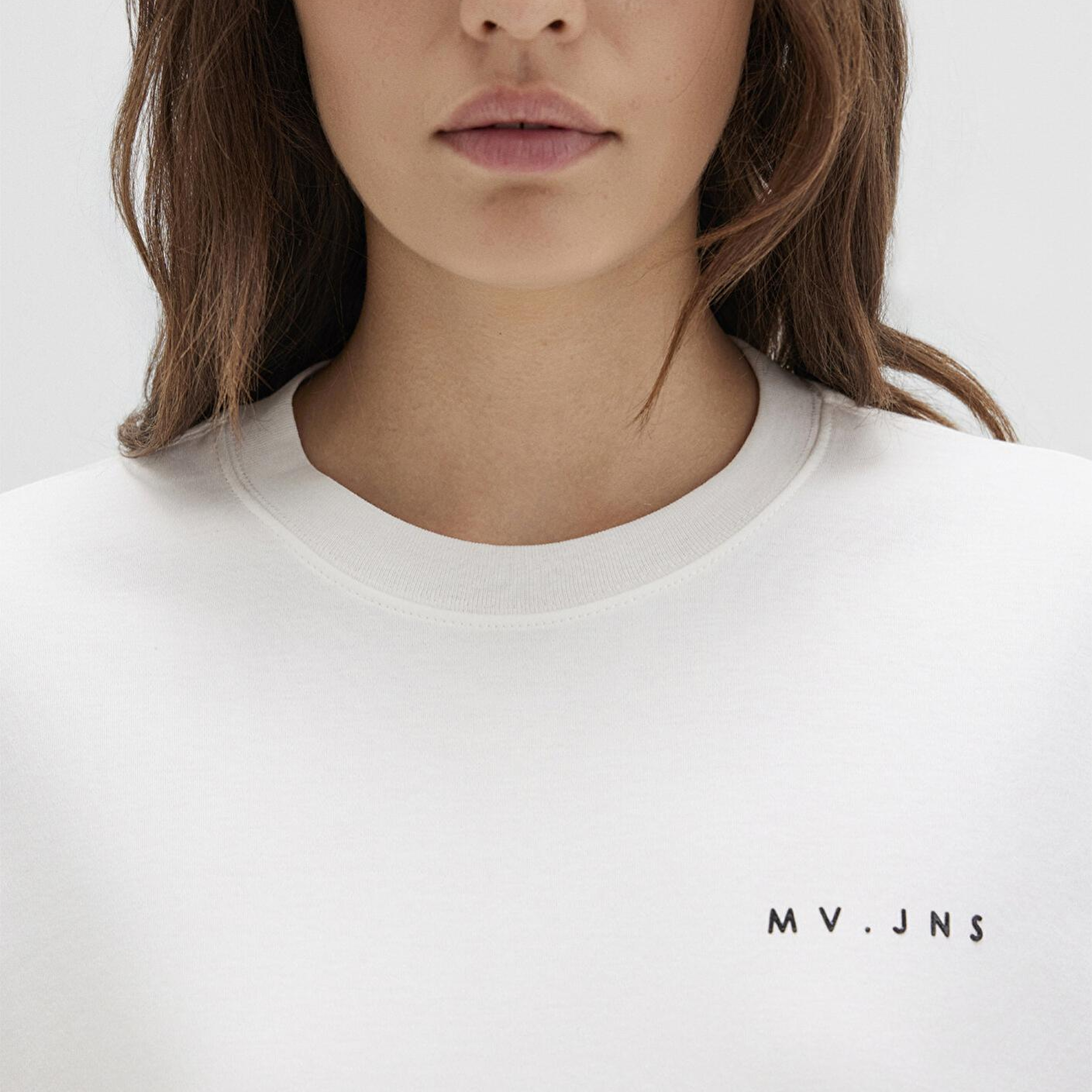 Mavi MV Baskılı İnterlok Ekru Tişört Regular Fit / Normal Kesim 1613148-80194