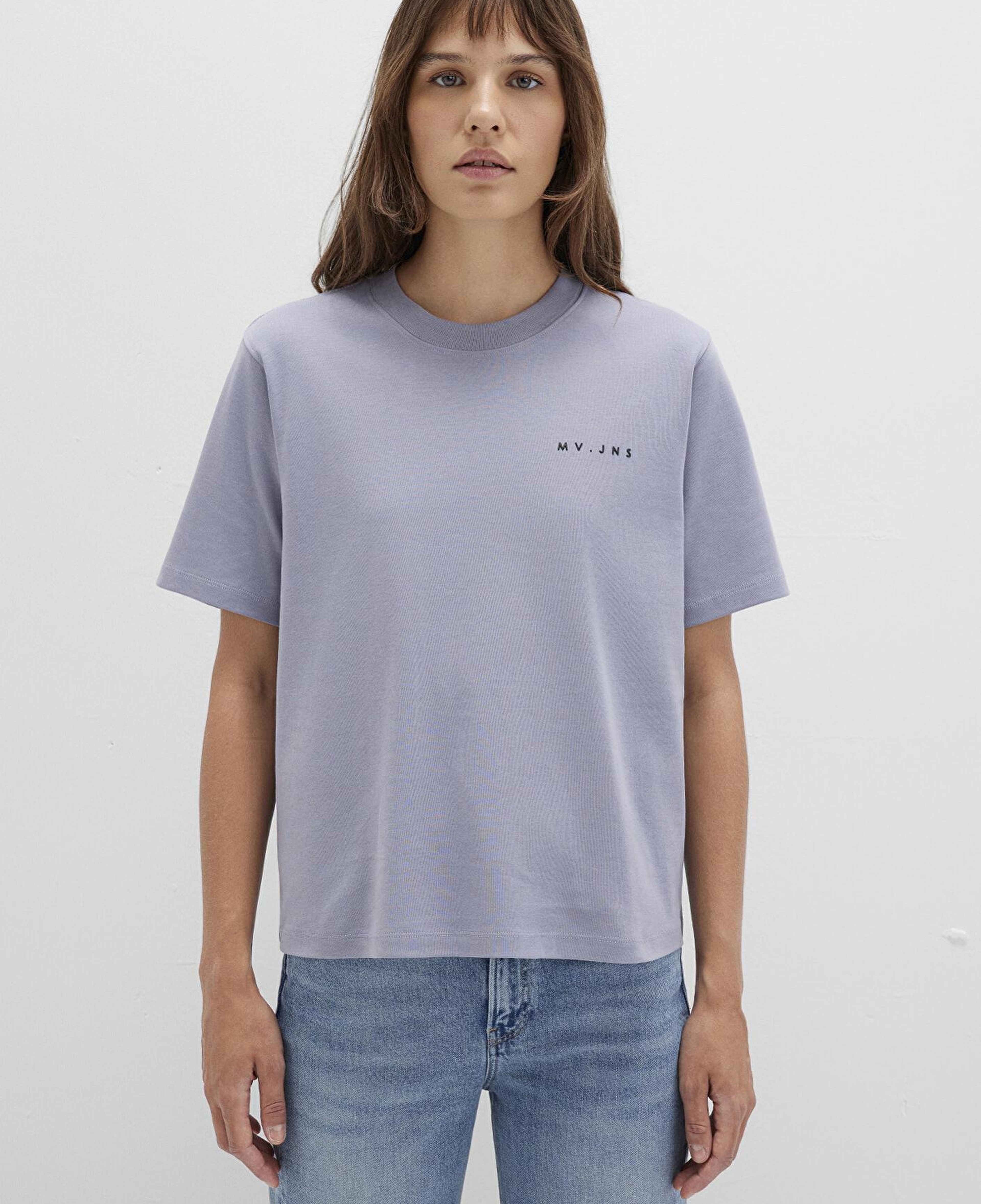 Mavi MV Baskılı İnterlok Mor Tişört Regular Fit / Normal Kesim 1613148-81919