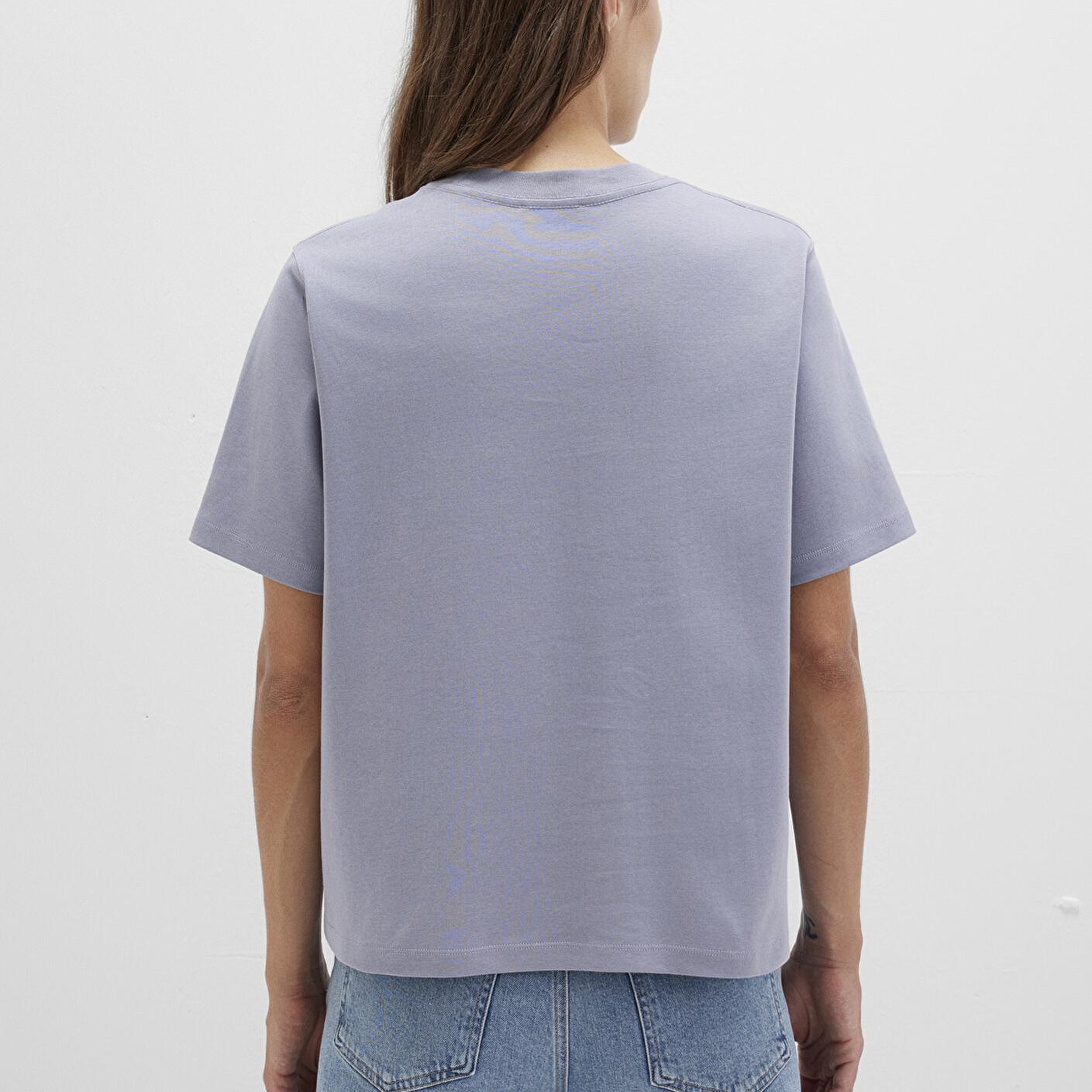 Mavi MV Baskılı İnterlok Mor Tişört Regular Fit / Normal Kesim 1613148-81919