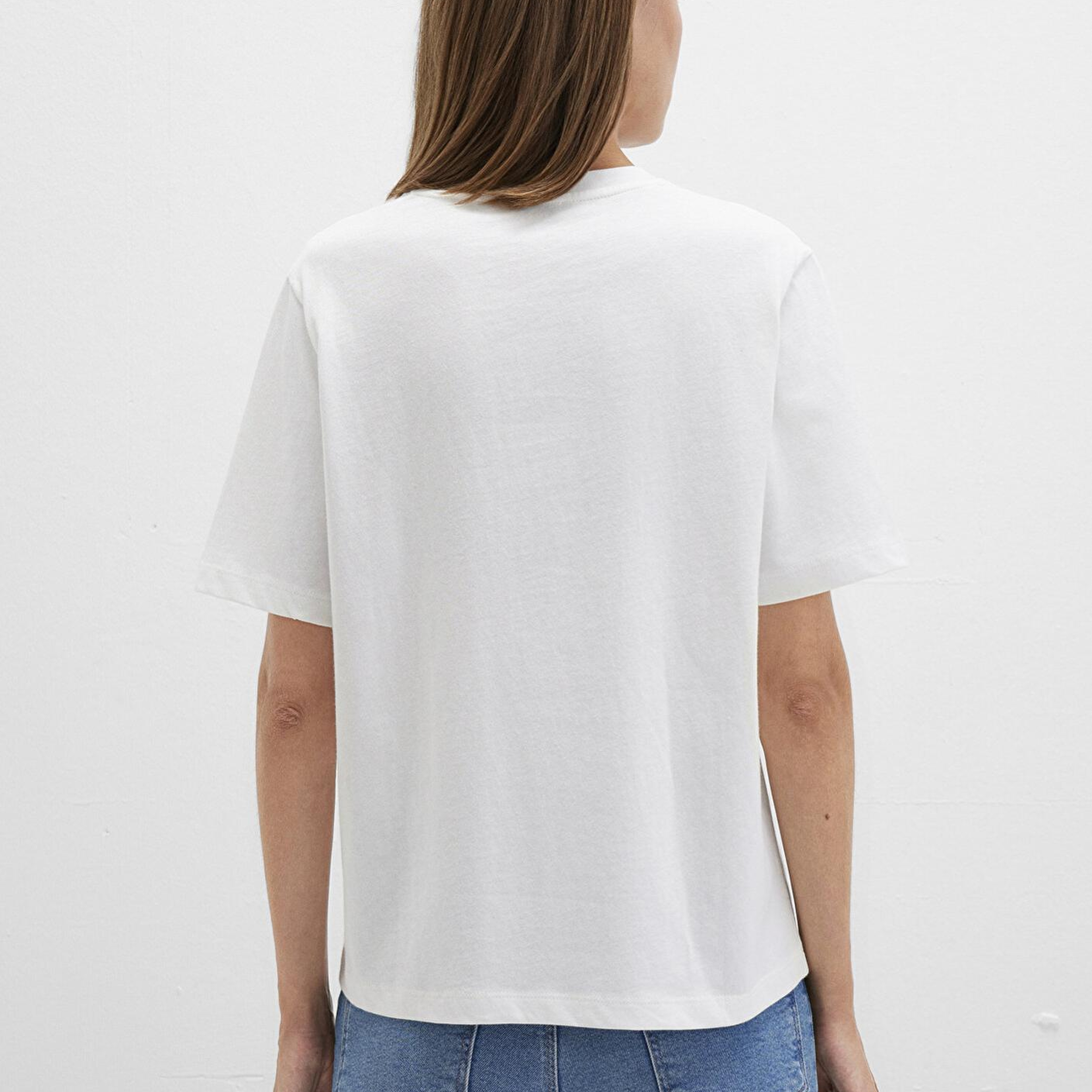 Mavi Mavi Baskılı Ekru Tişört Regular Fit / Normal Kesim 1613147-70057