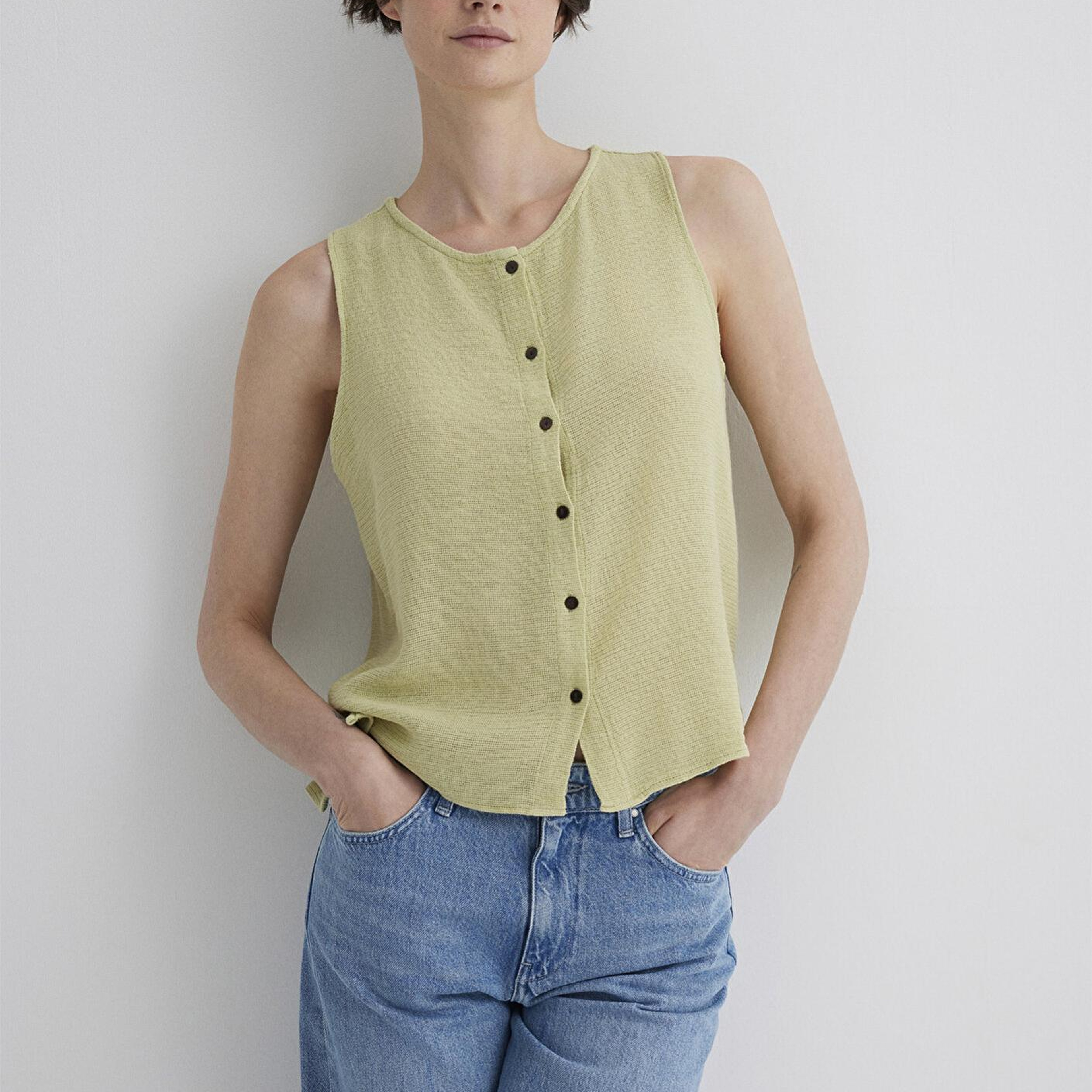 Mavi Kolsuz Yeşil Bluz 1210710-71515