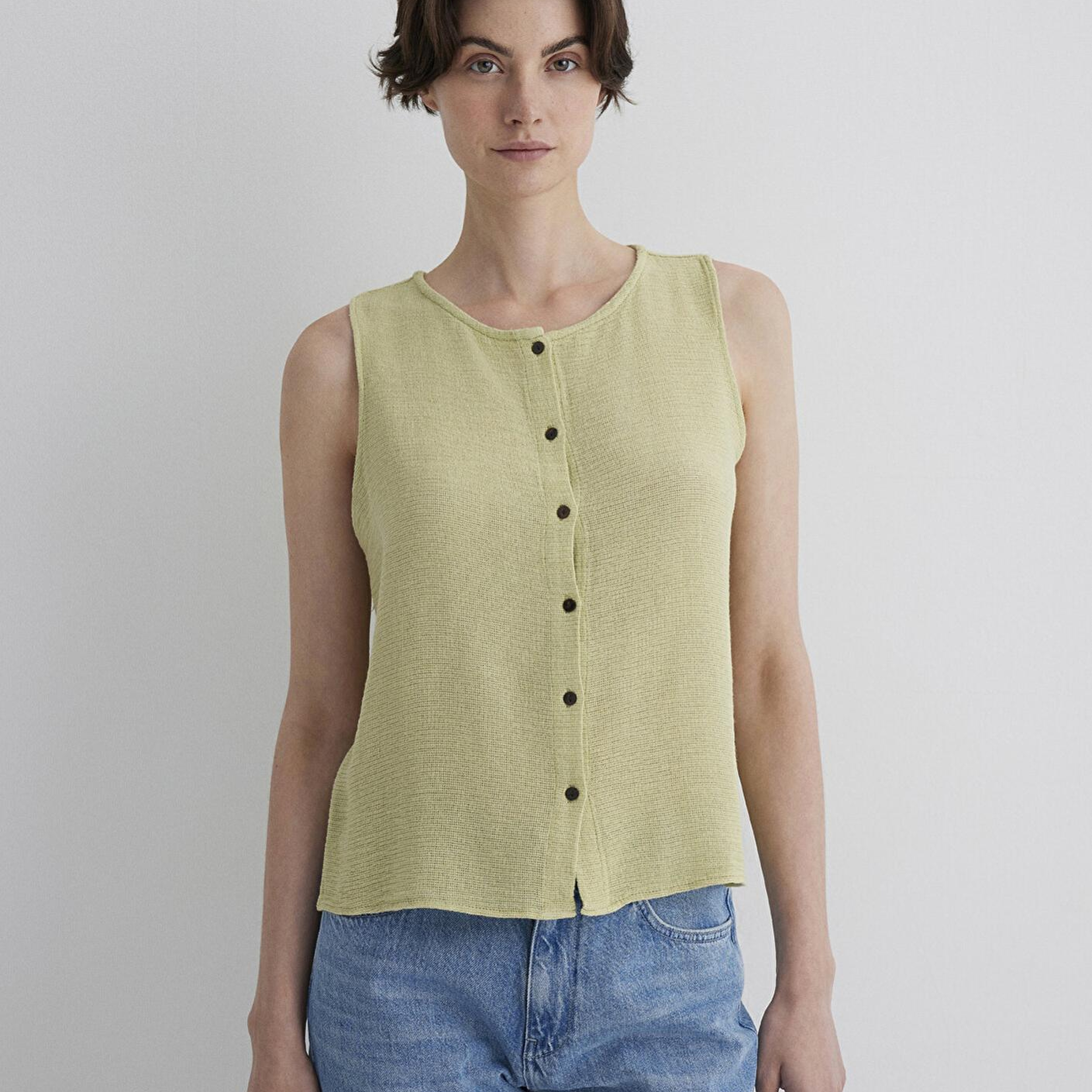 Mavi Kolsuz Yeşil Bluz 1210710-71515