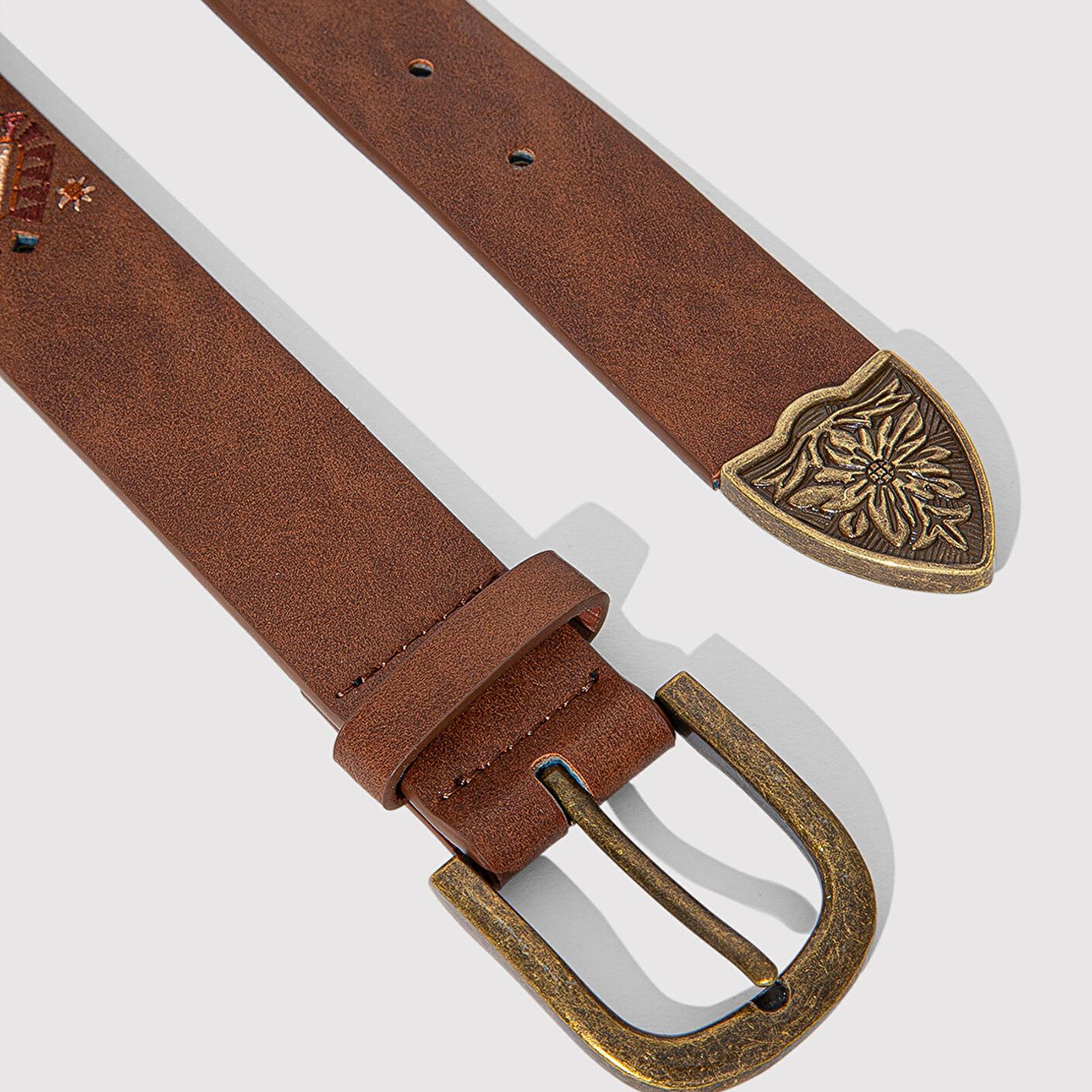 Mavi Kahverengi Suni Deri Kemer 1913293-70280