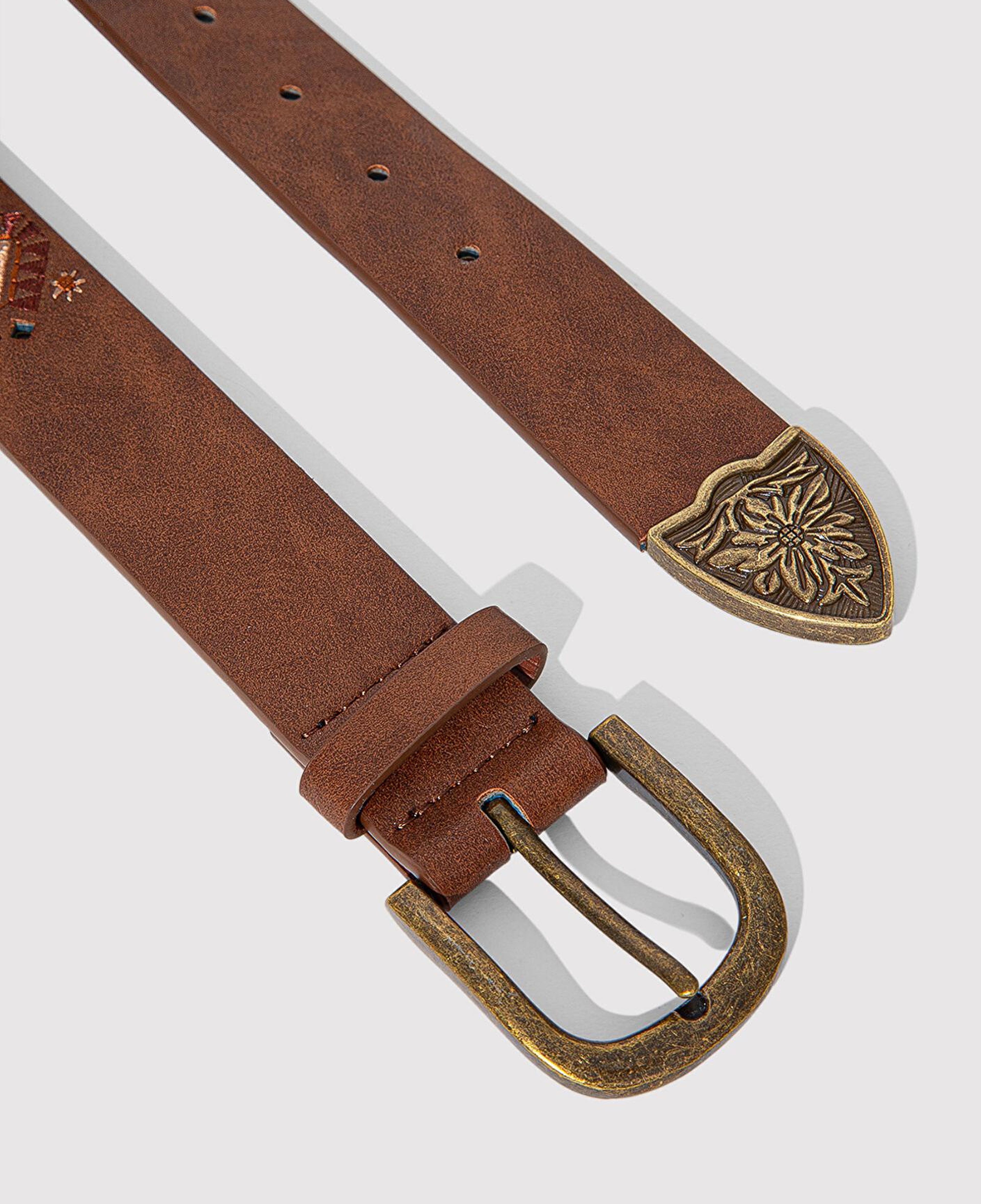 Mavi Kahverengi Suni Deri Kemer 1913293-70280