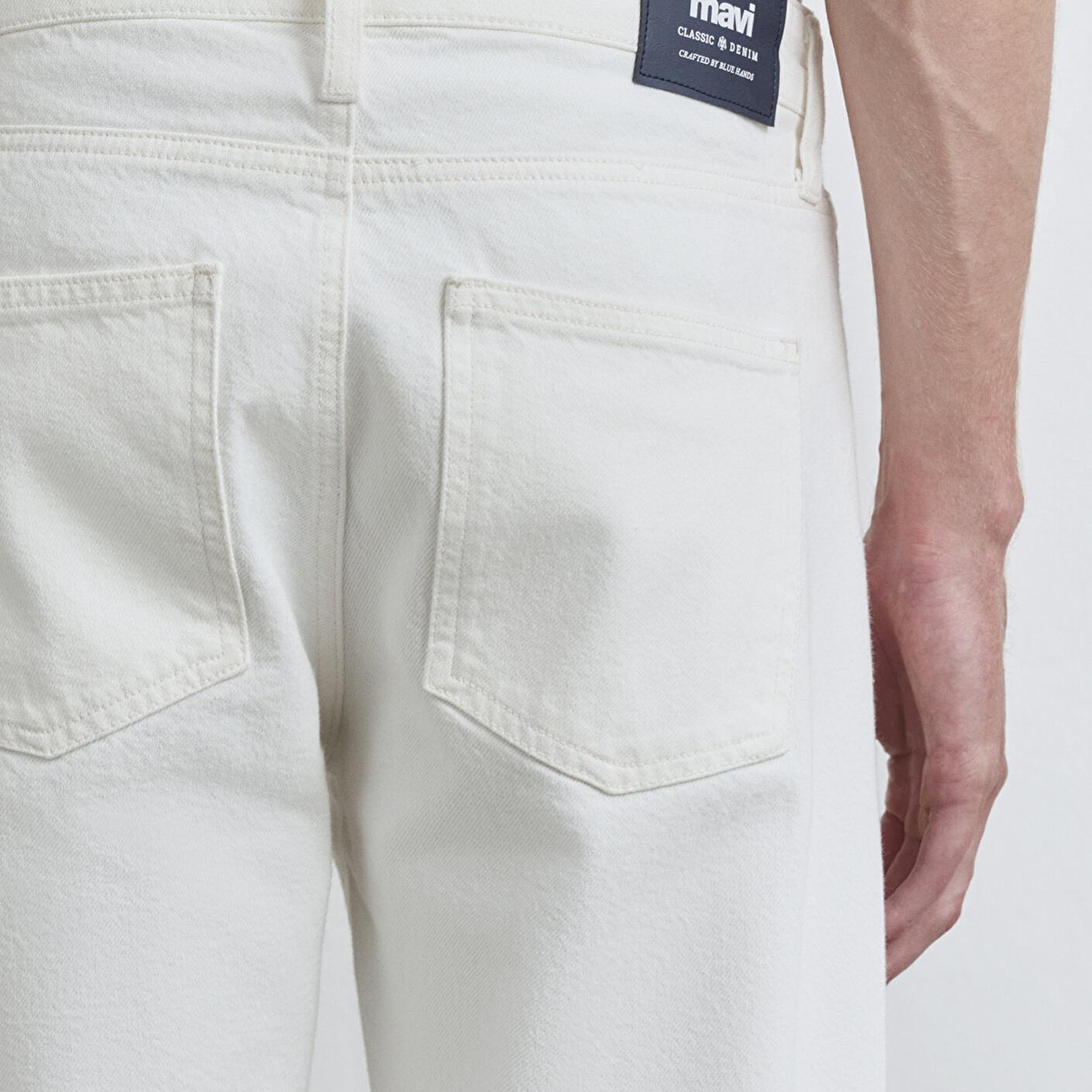 Mavi London Classic Denim Kırık Beyaz Jean Pantolon 0010172-89657