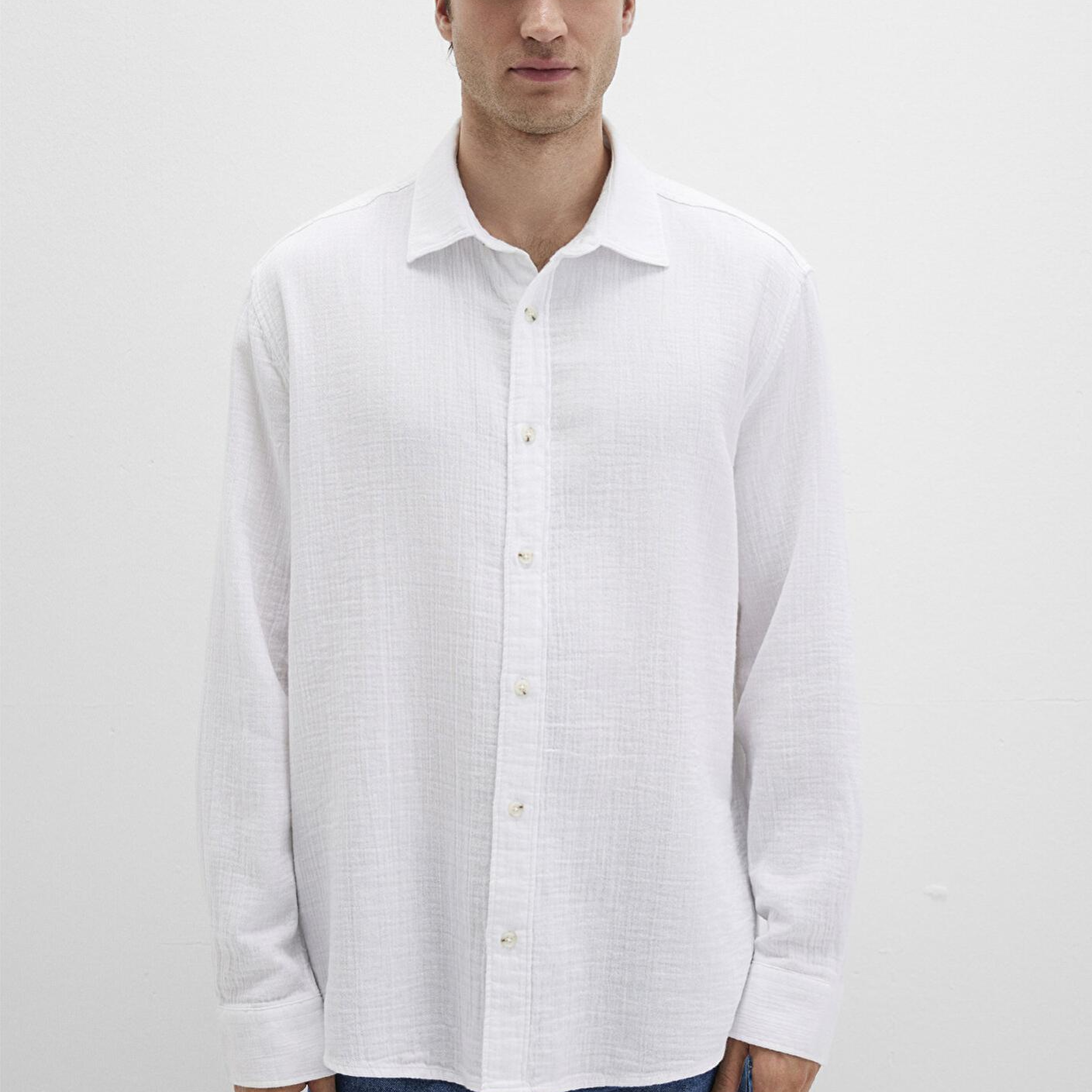 Mavi Beyaz Gömlek Regular Fit / Normal Kesim 0211518-620