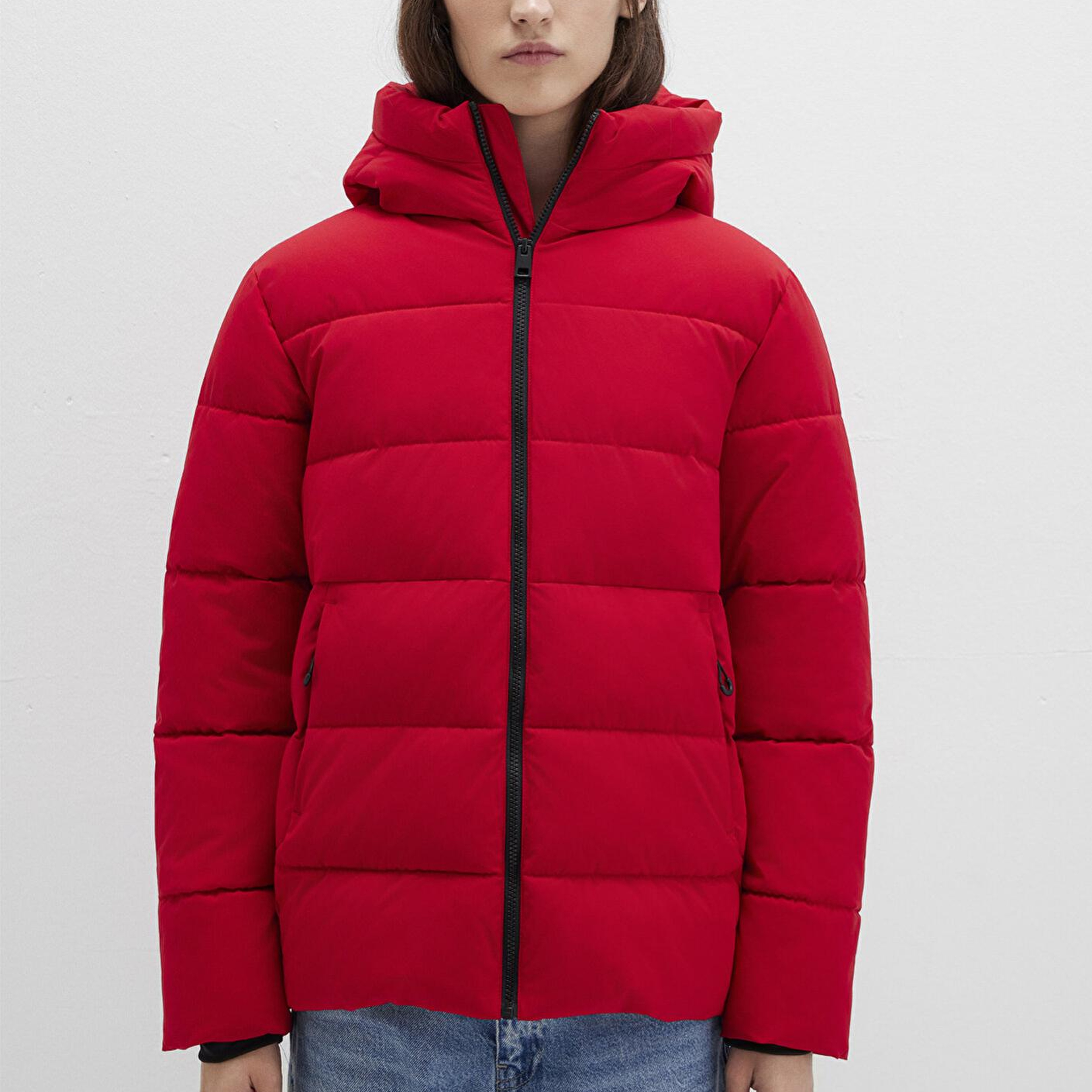 Mavi Su İtici Kırmızı Şişme Mont 1110704-90367