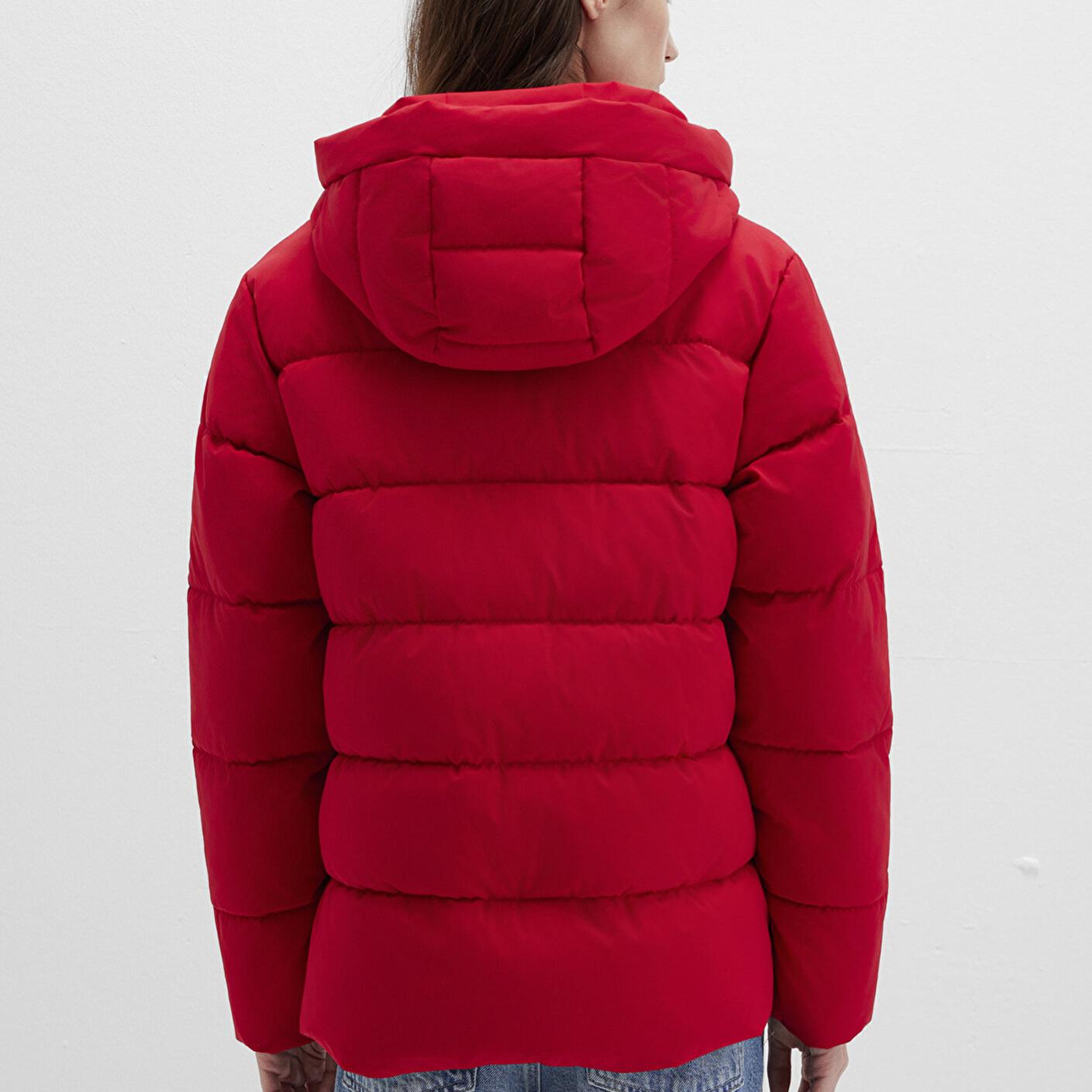 Mavi Su İtici Kırmızı Şişme Mont 1110704-90367