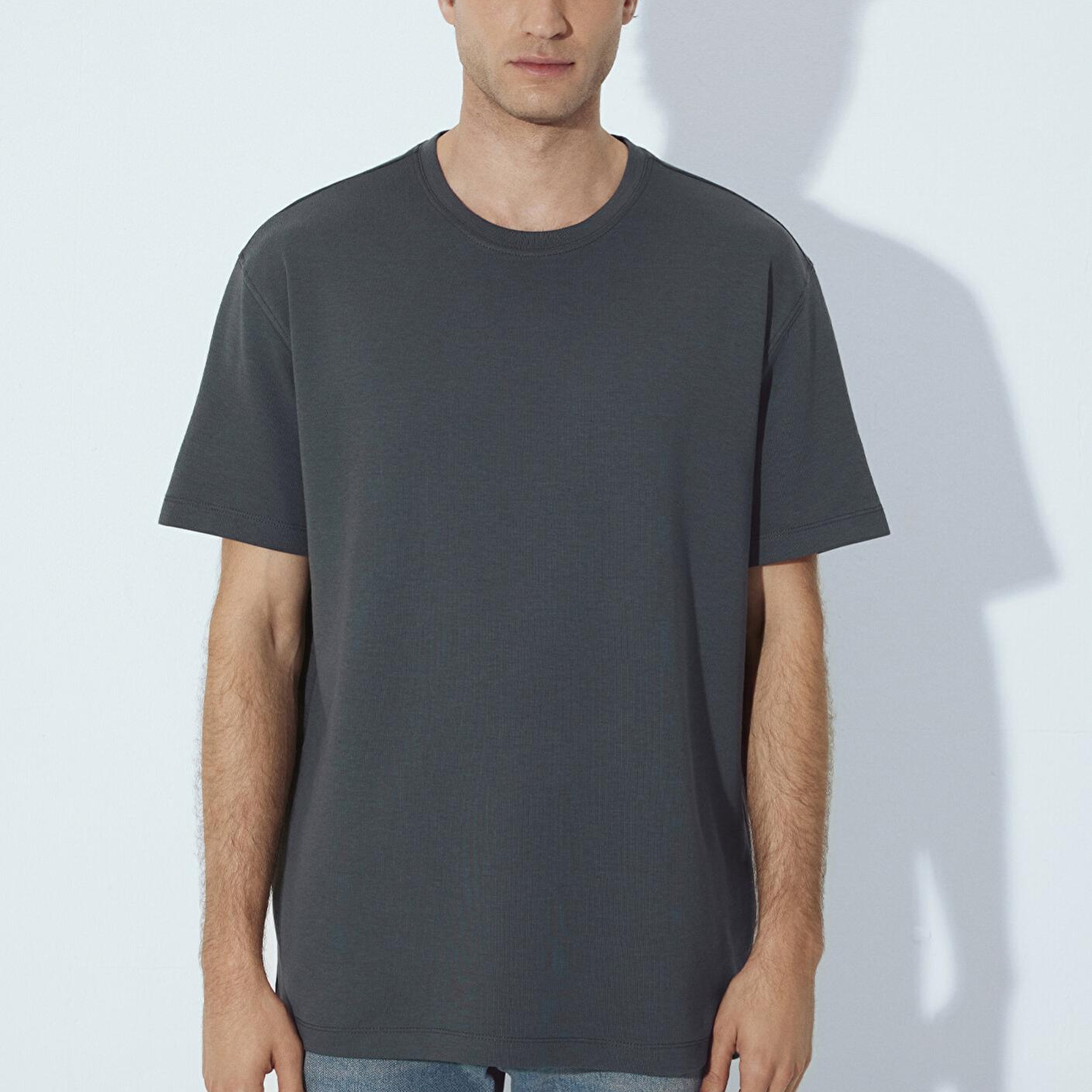 Mavi Mavi Black Yeşil Basic Tişört Loose Fit / Bol Rahat Kesim 0612731-71598