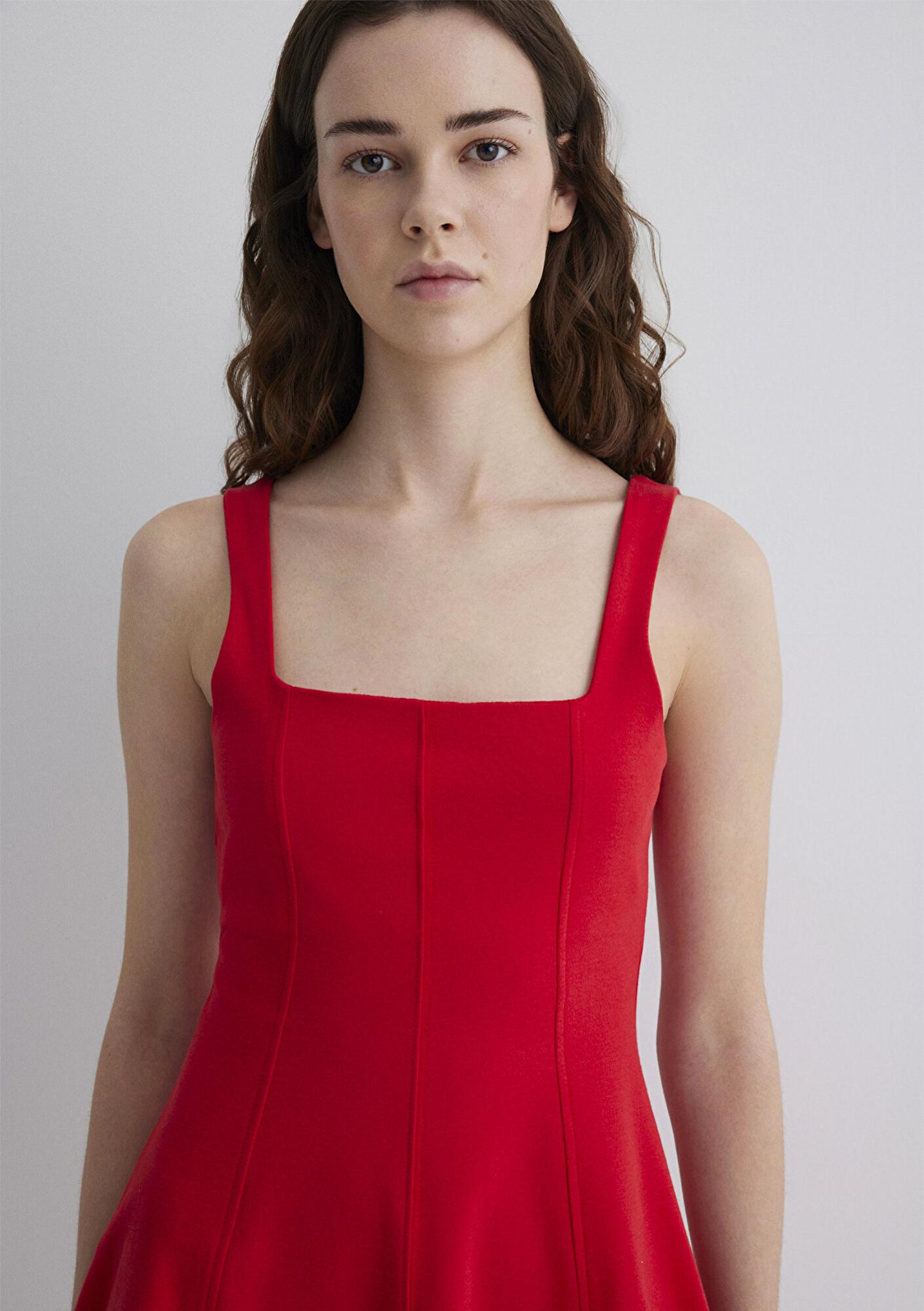 Mavi Kırmızı Elbise 1310679-82580