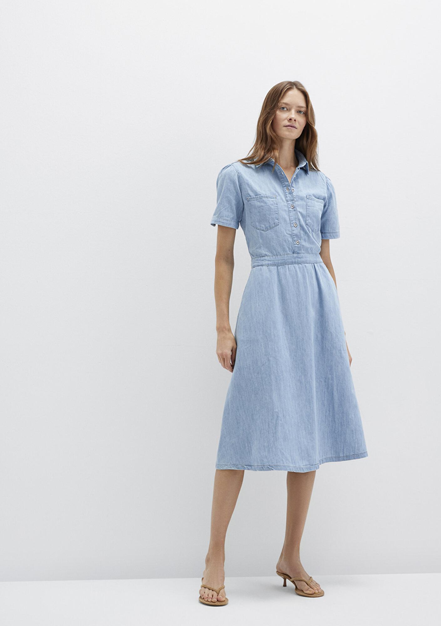 Mavi Marley Açık Mavi Denim Elbise 1310537-89692
