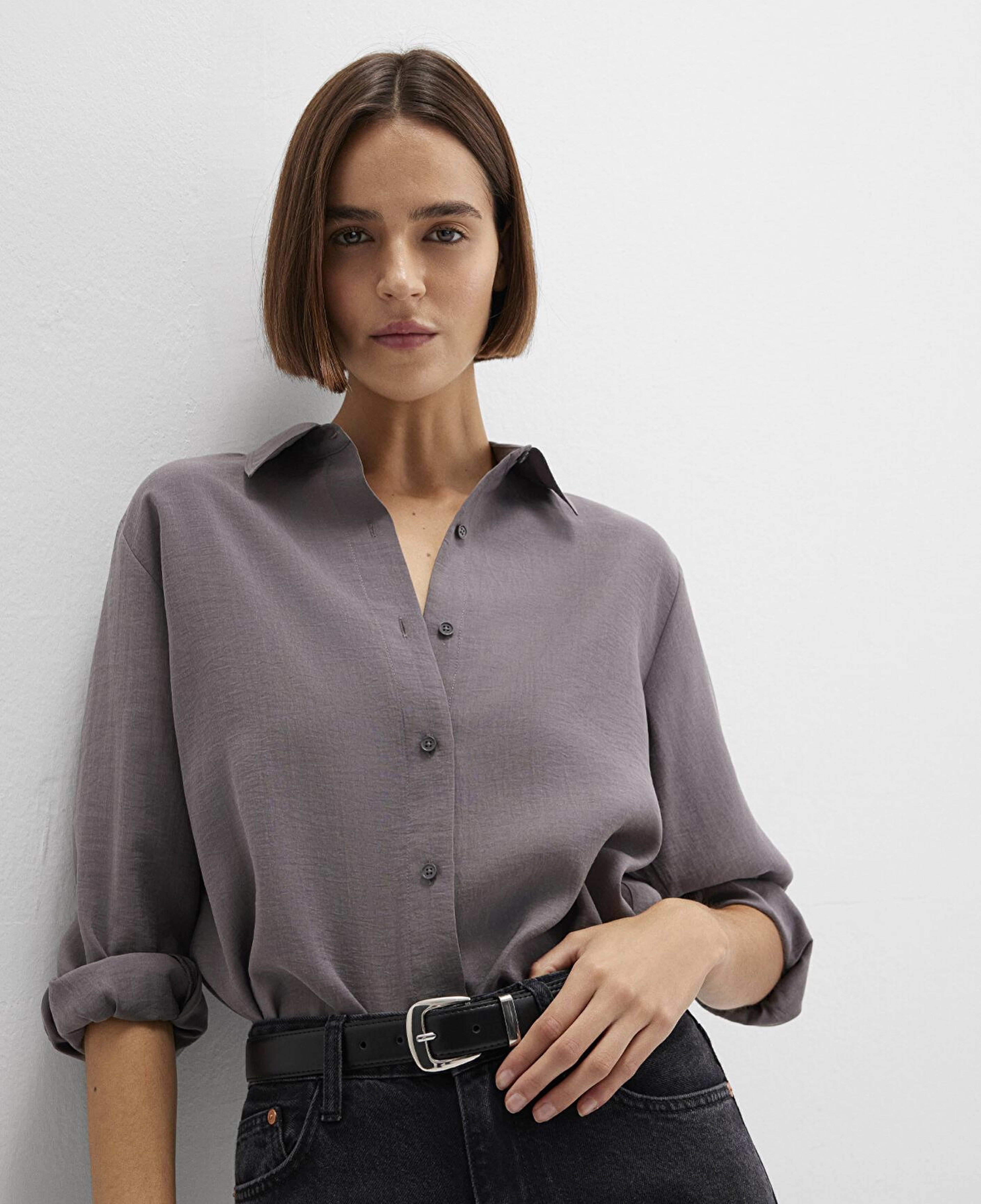 Mavi Siyah Suni Deri Kemer 1913299-900