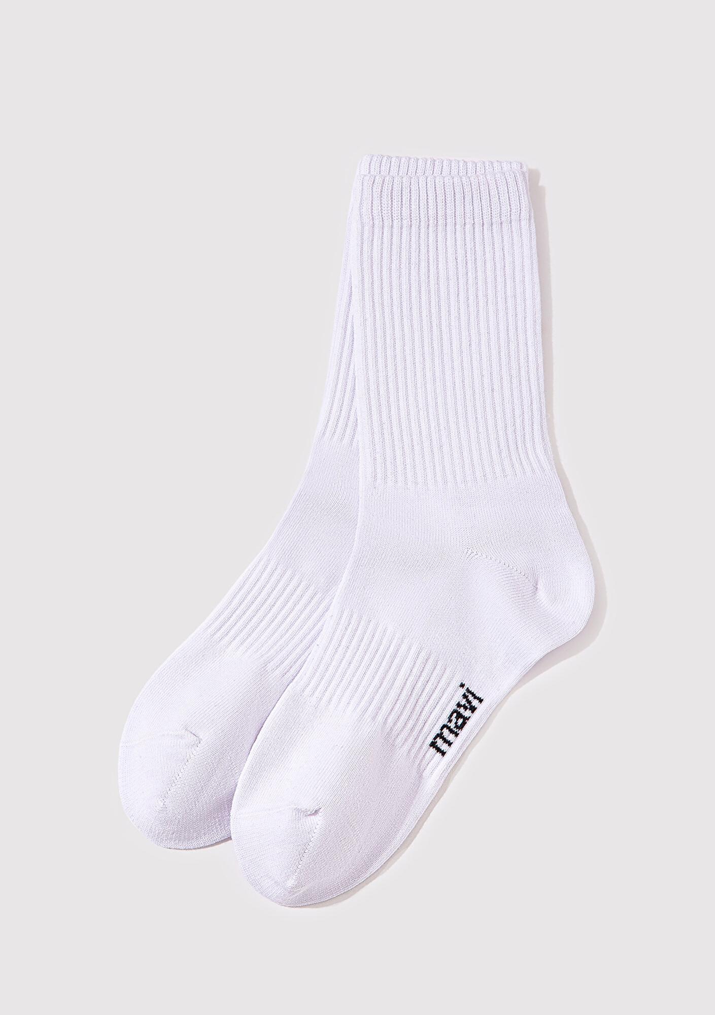 Mavi Beyaz Soket Çorap 0911880-620