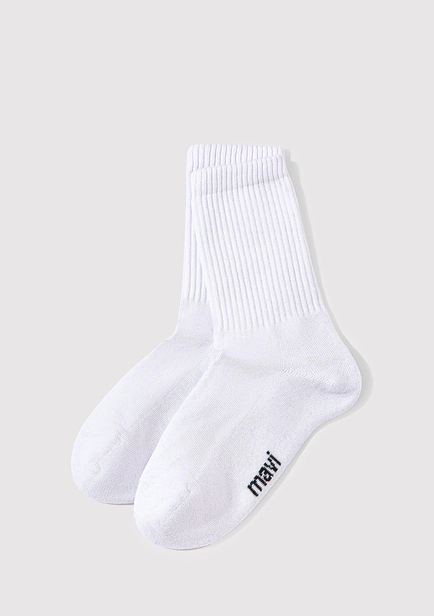 Mavi Beyaz Soket Çorap 1913302-620