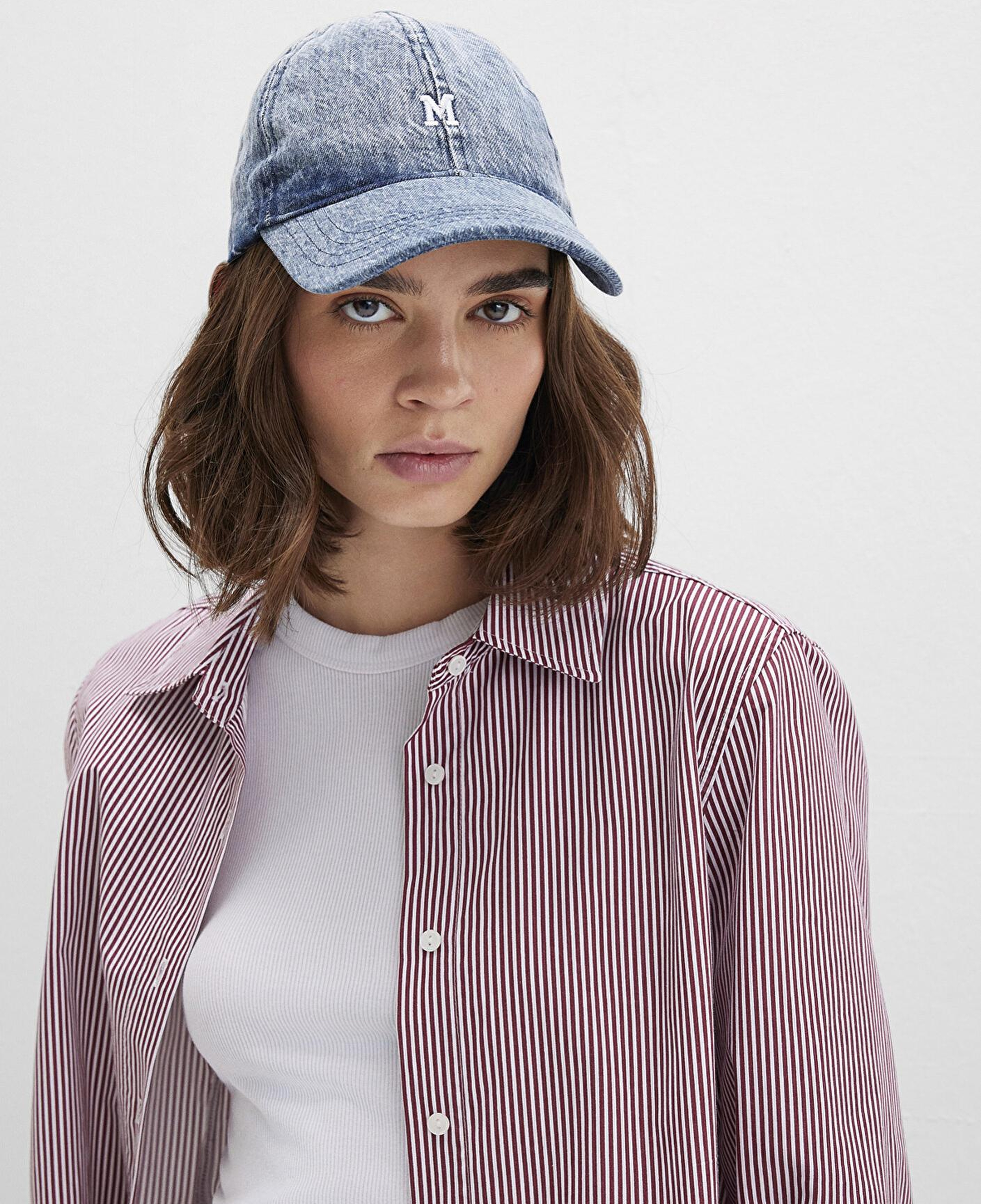 Mavi M Nakışlı Denim Şapka 1913304-84596