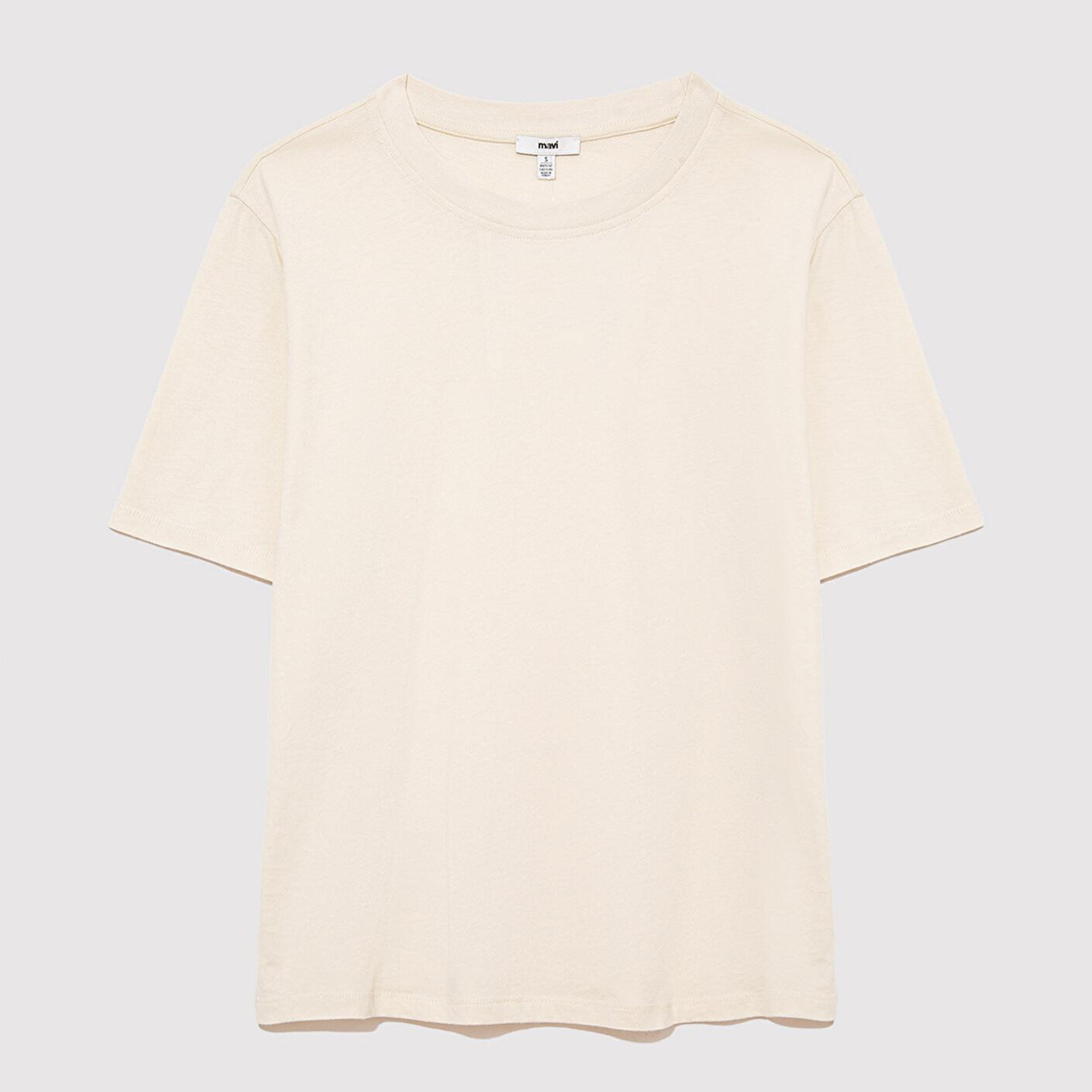 Mavi 2li Kadın Basic Tişört Regular Fit / Normal Kesim 1611366-70072