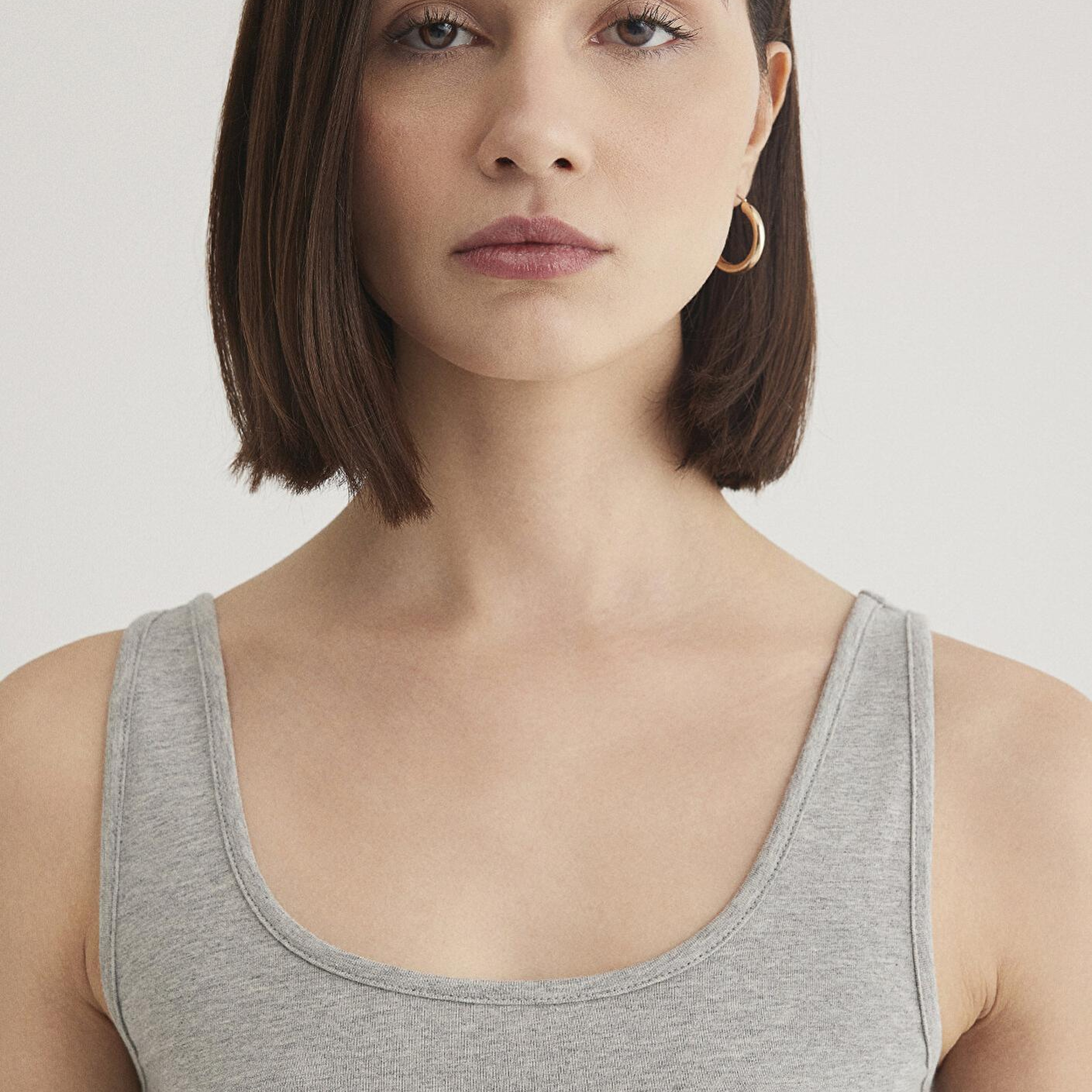 Mavi 2li Gri Lacivert Kadın Basic Atlet Fitted / Vücuda Oturan Kesim 1611367-70490