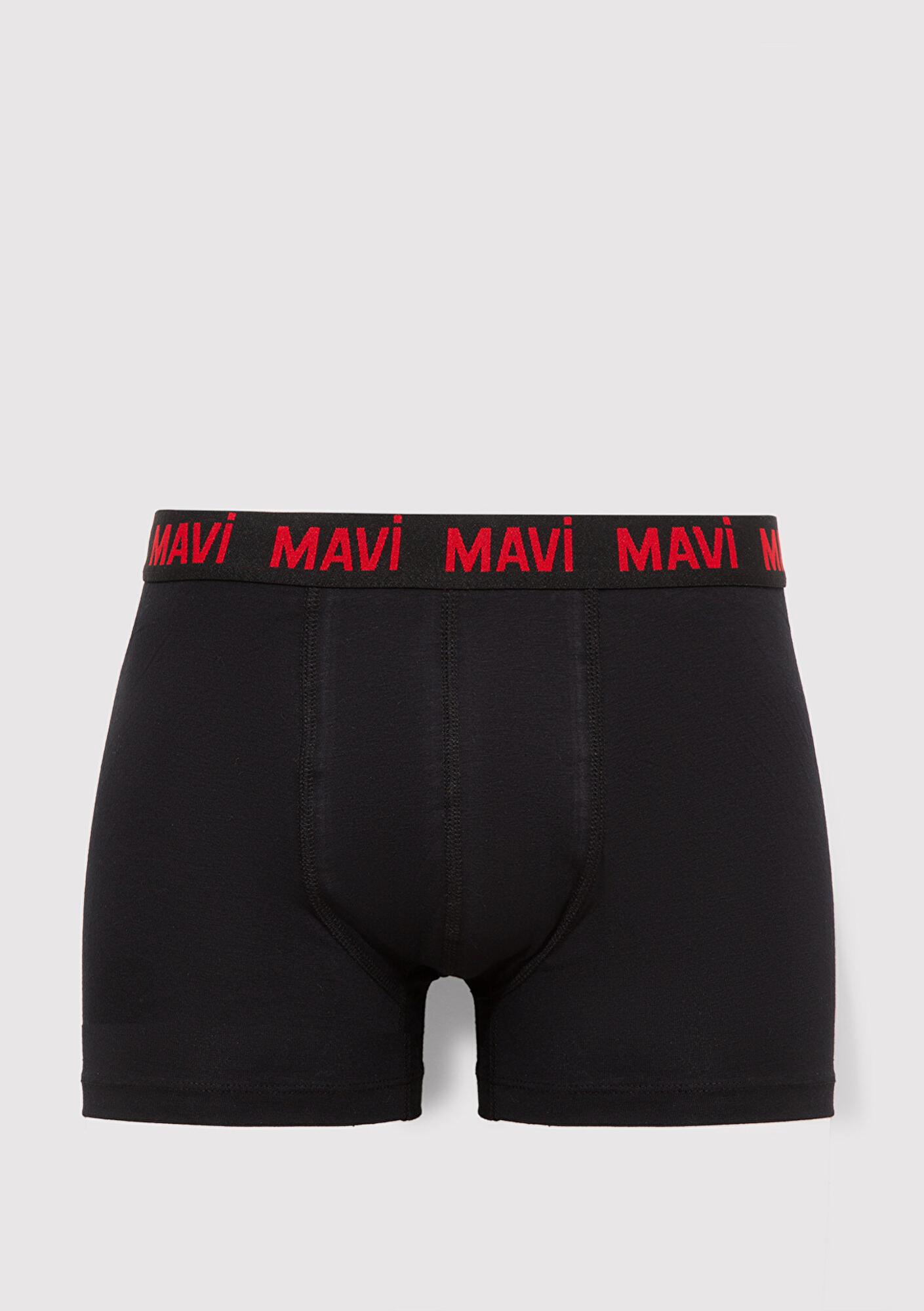 Mavi 3lü Baskılı Boxer 0911873-900