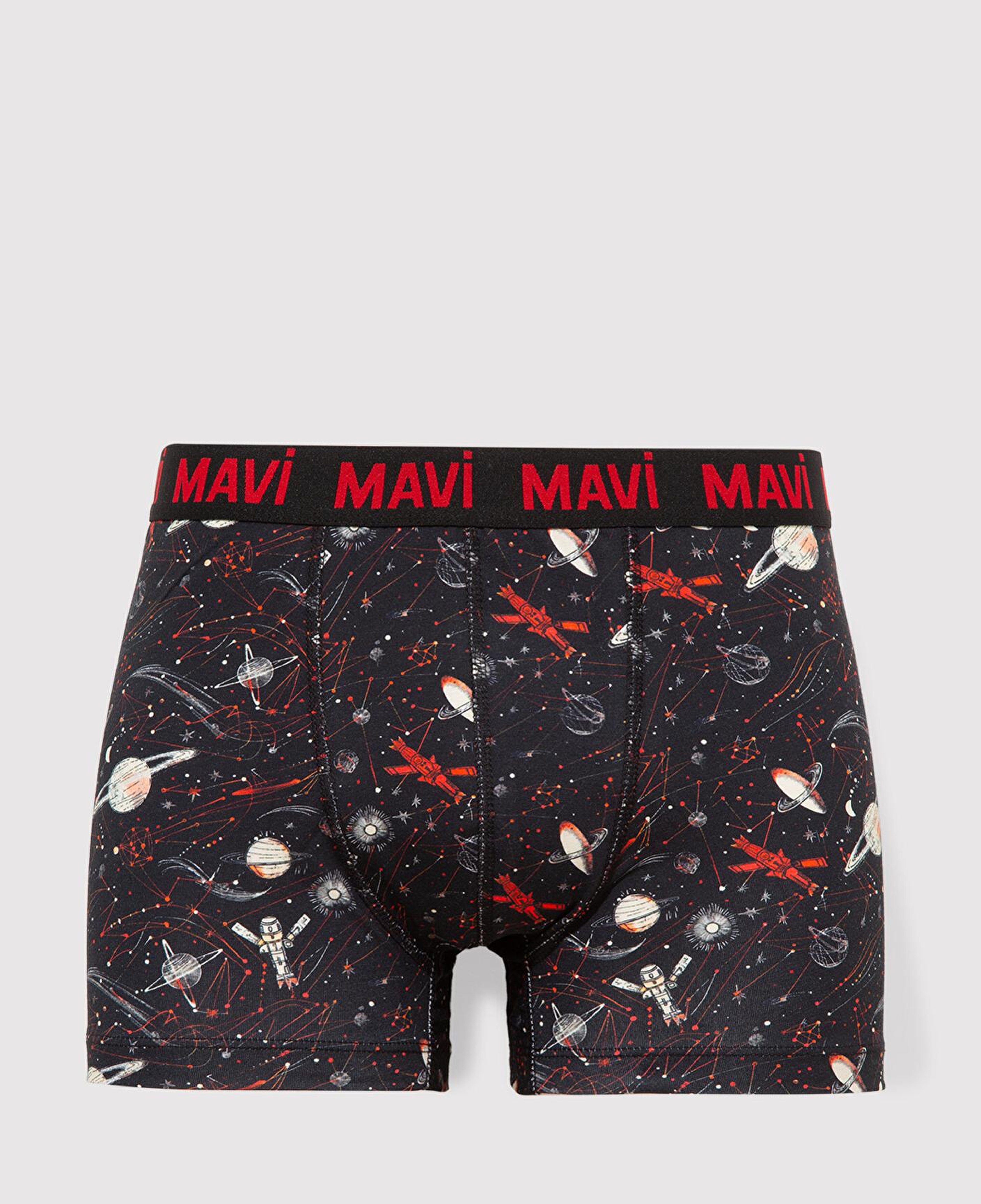 Mavi 3lü Baskılı Boxer 0911873-900