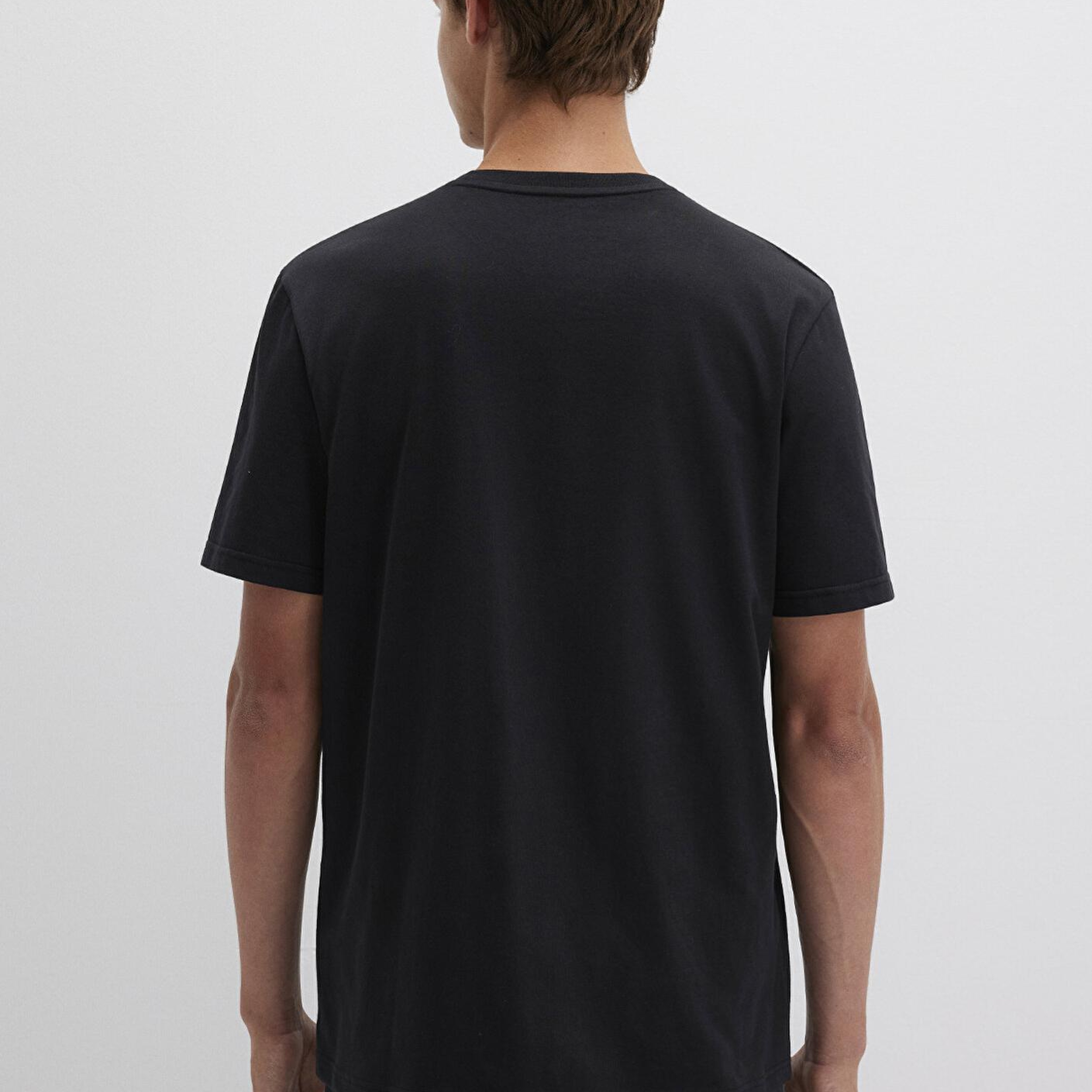 Mavi Mavi Logo Baskılı Siyah Tişört Regular Fit / Normal Kesim 0610948-900