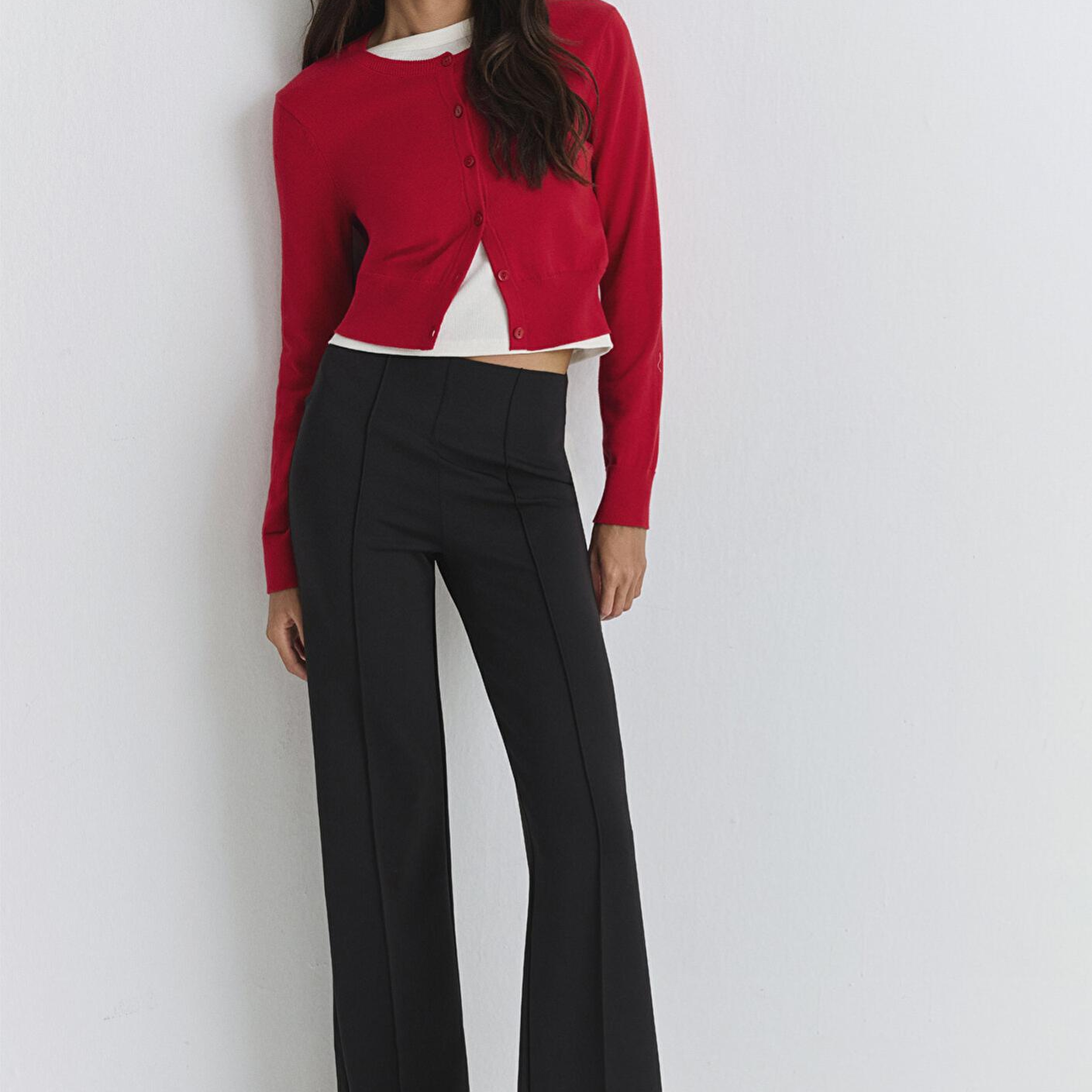 Mavi Siyah Örme Pantolon 1010968-900