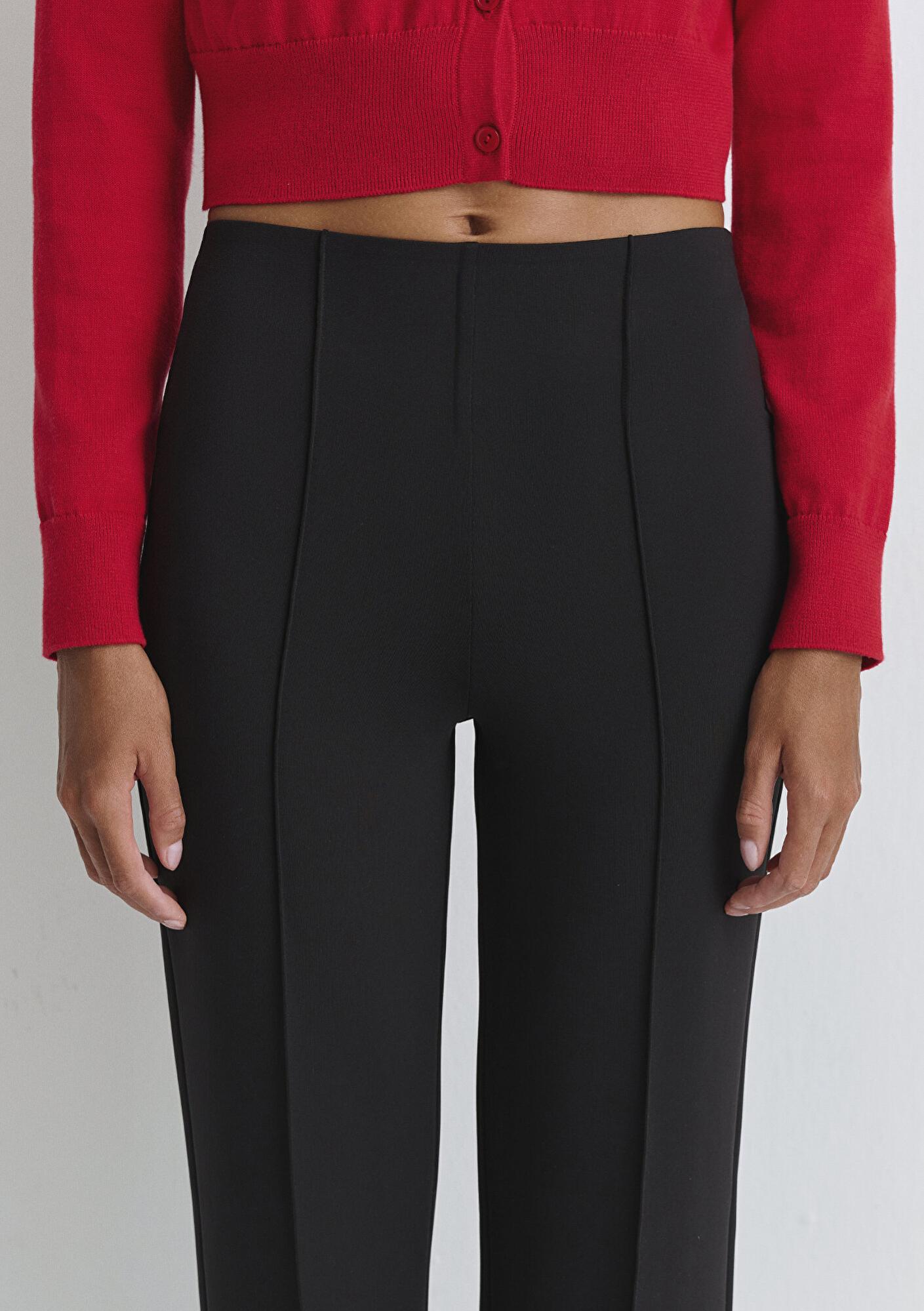 Mavi Siyah Örme Pantolon 1010968-900