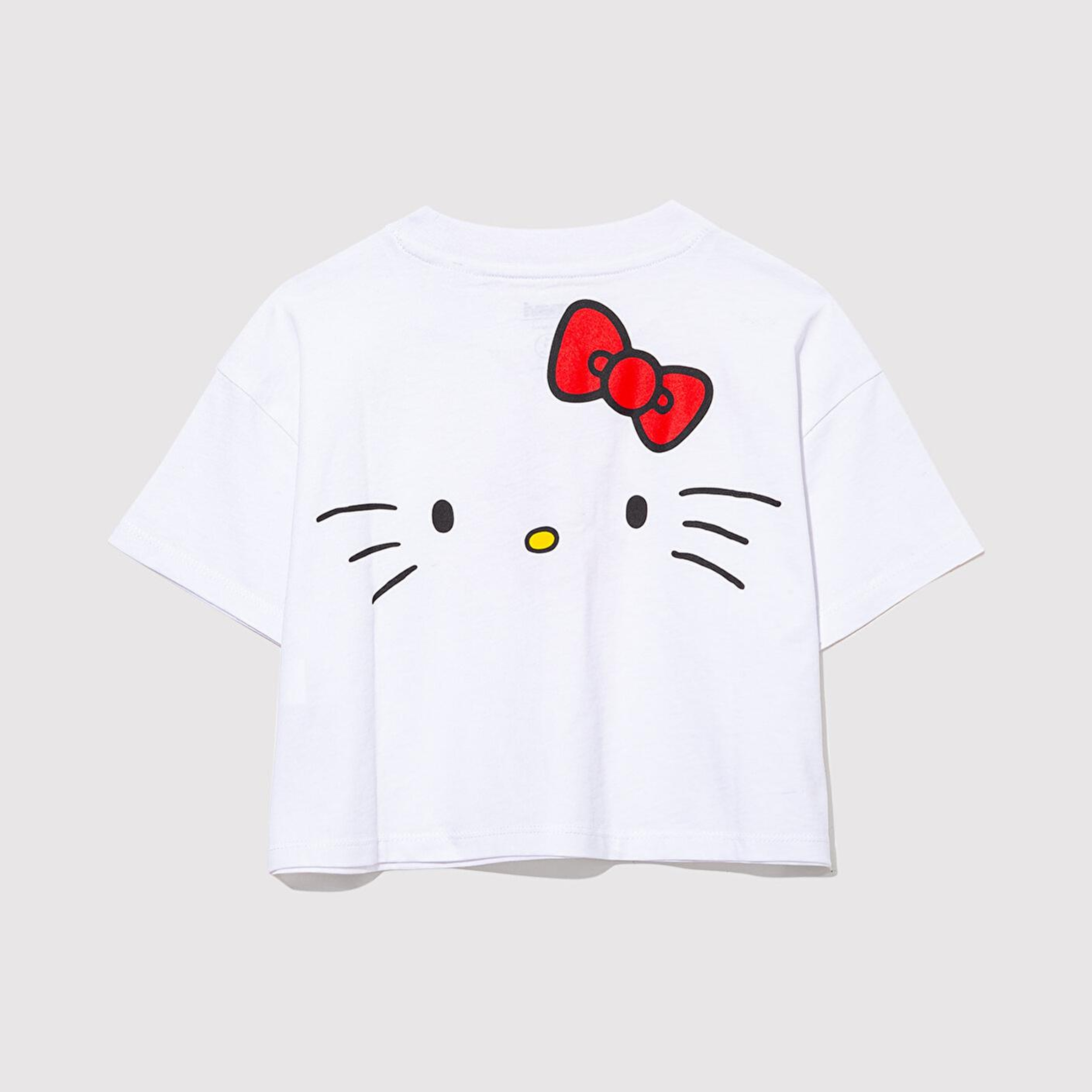 Mavi Hello Kitty Baskılı Beyaz Tişört Loose Fit / Bol Rahat Kesim 7610307-620