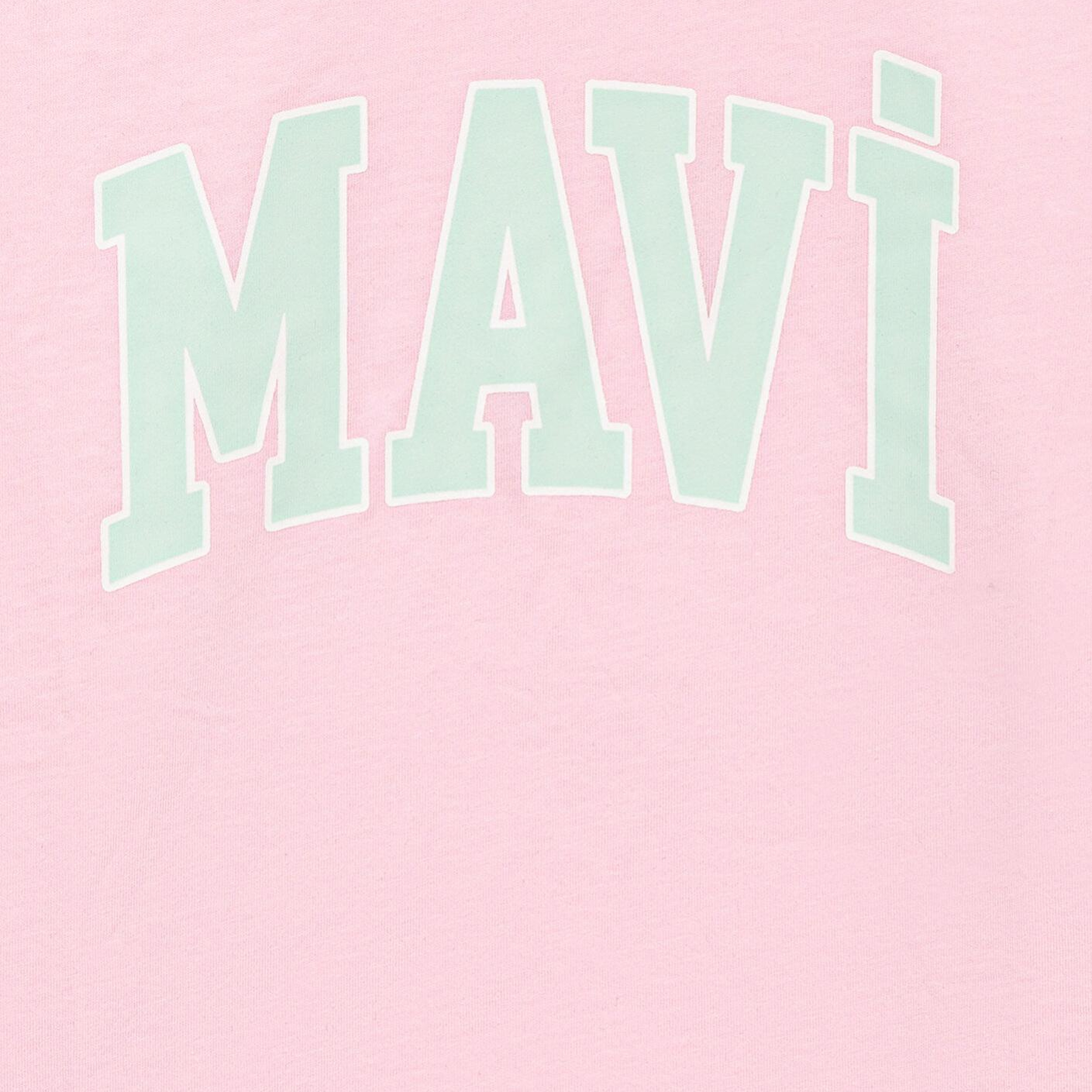 Mavi Mavi Logo Baskılı Pembe Tişört Regular Fit / Normal Kesim 7610109-86953