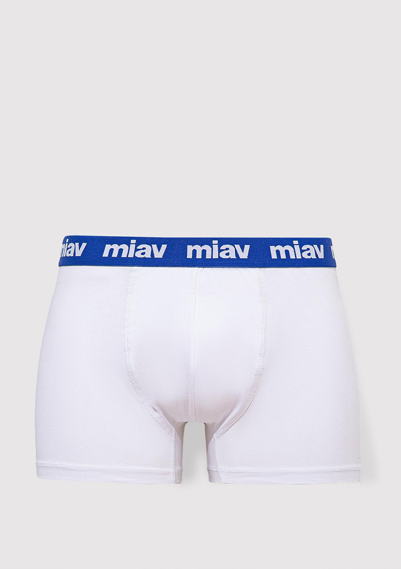 Mavi Miav Baskılı Beyaz Boxer 0911852-620