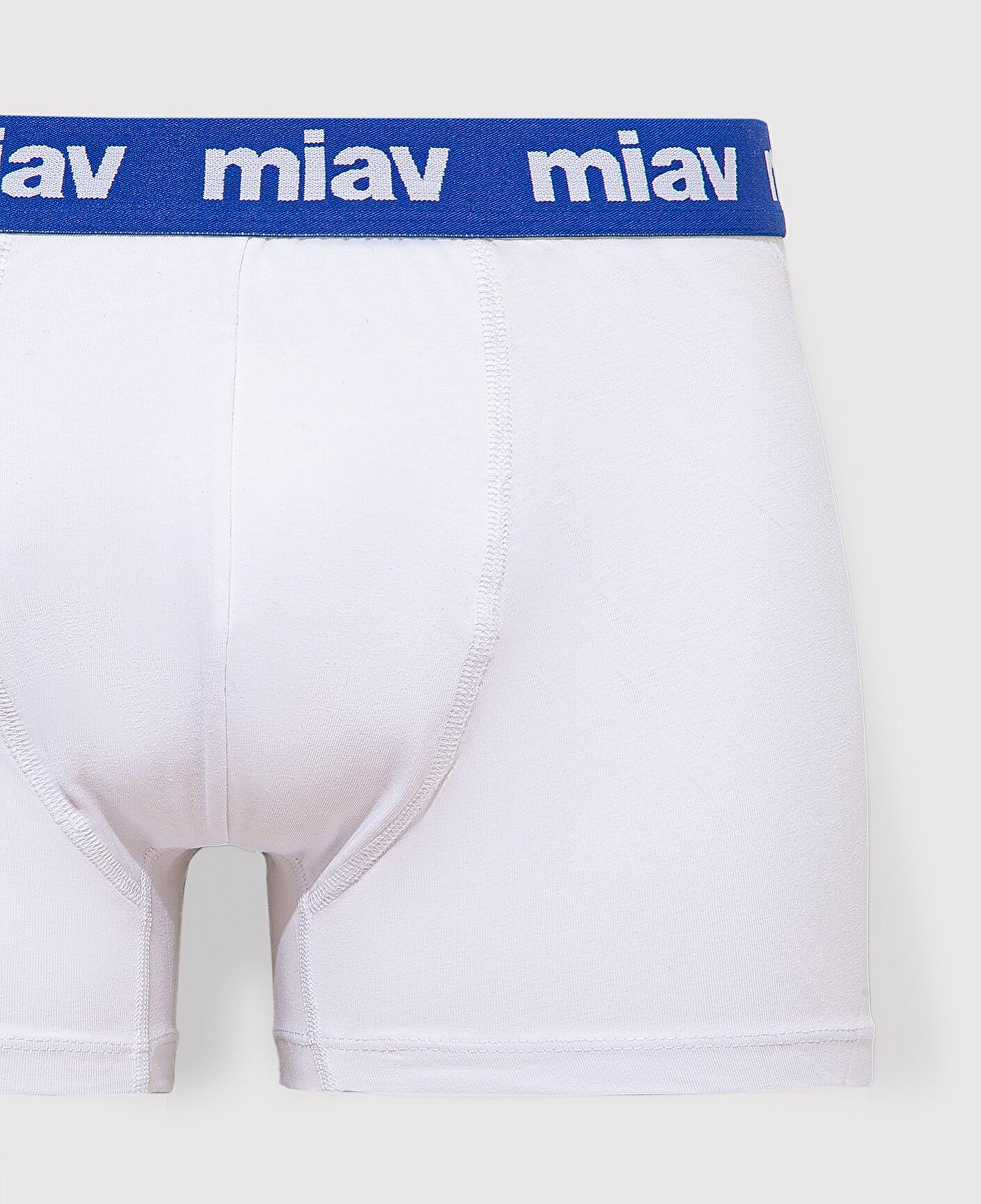 Mavi Miav Baskılı Beyaz Boxer 0911852-620