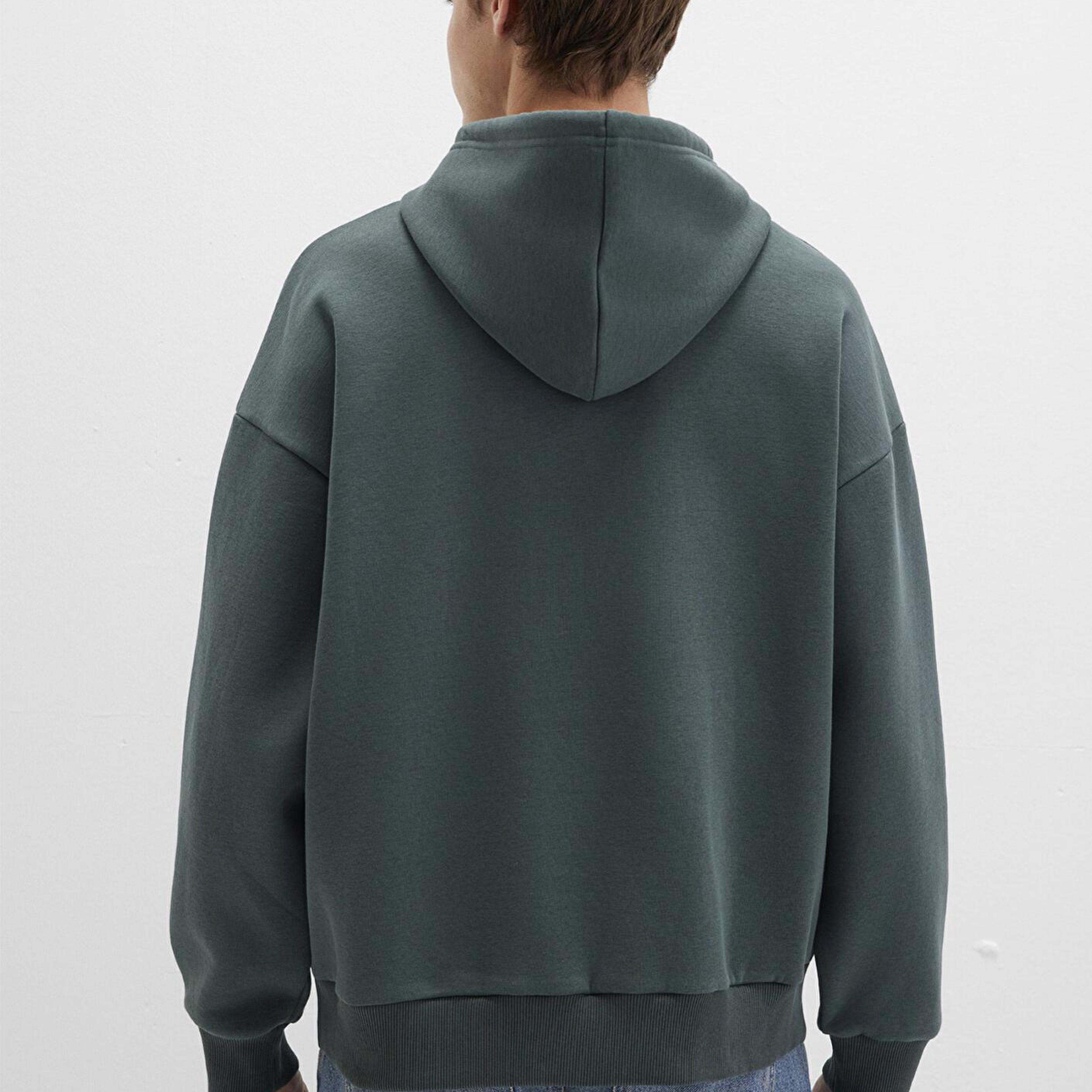 Mavi Mavi Logo Baskılı Kapüşonlu Yeşil Sweatshirt 067149-71598