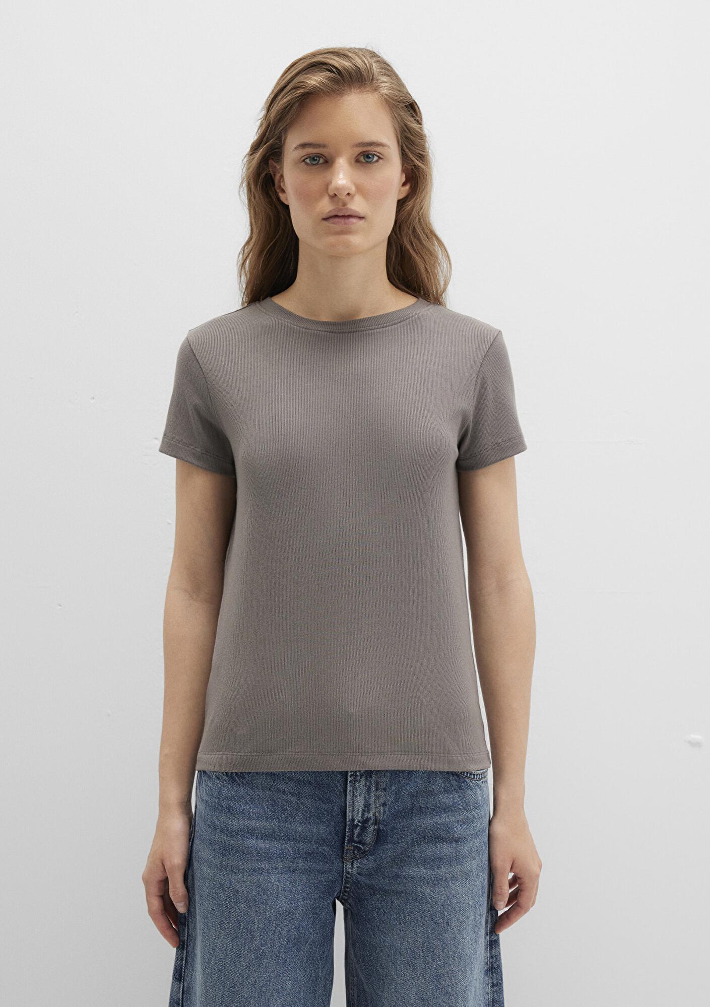 Mavi Gri Basic Tişört Slim Fit / Dar Kesim 1612904-70095