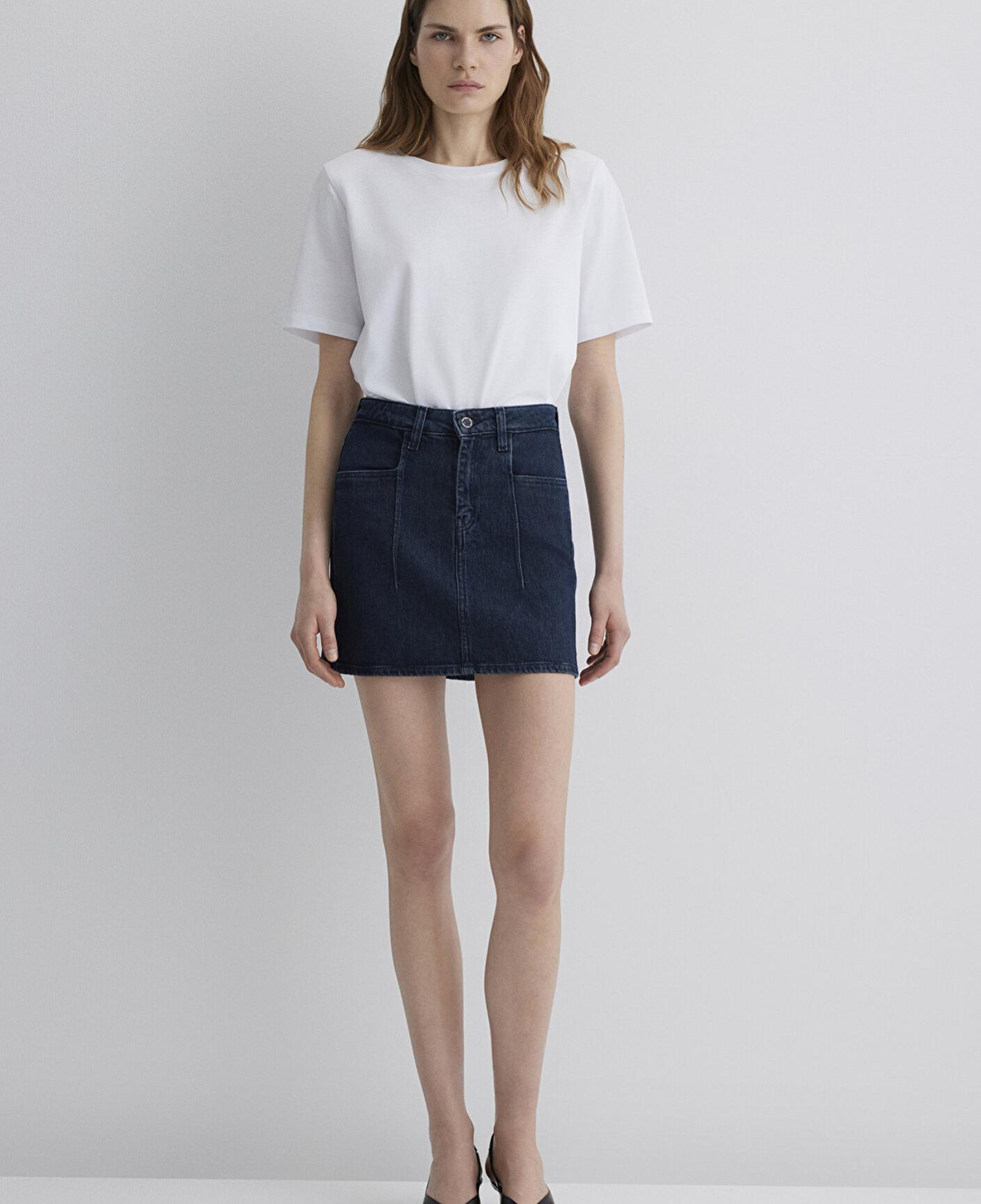 Mavi Shera Gold Premium Koyu Mavi Jean Etek 1310650-89226