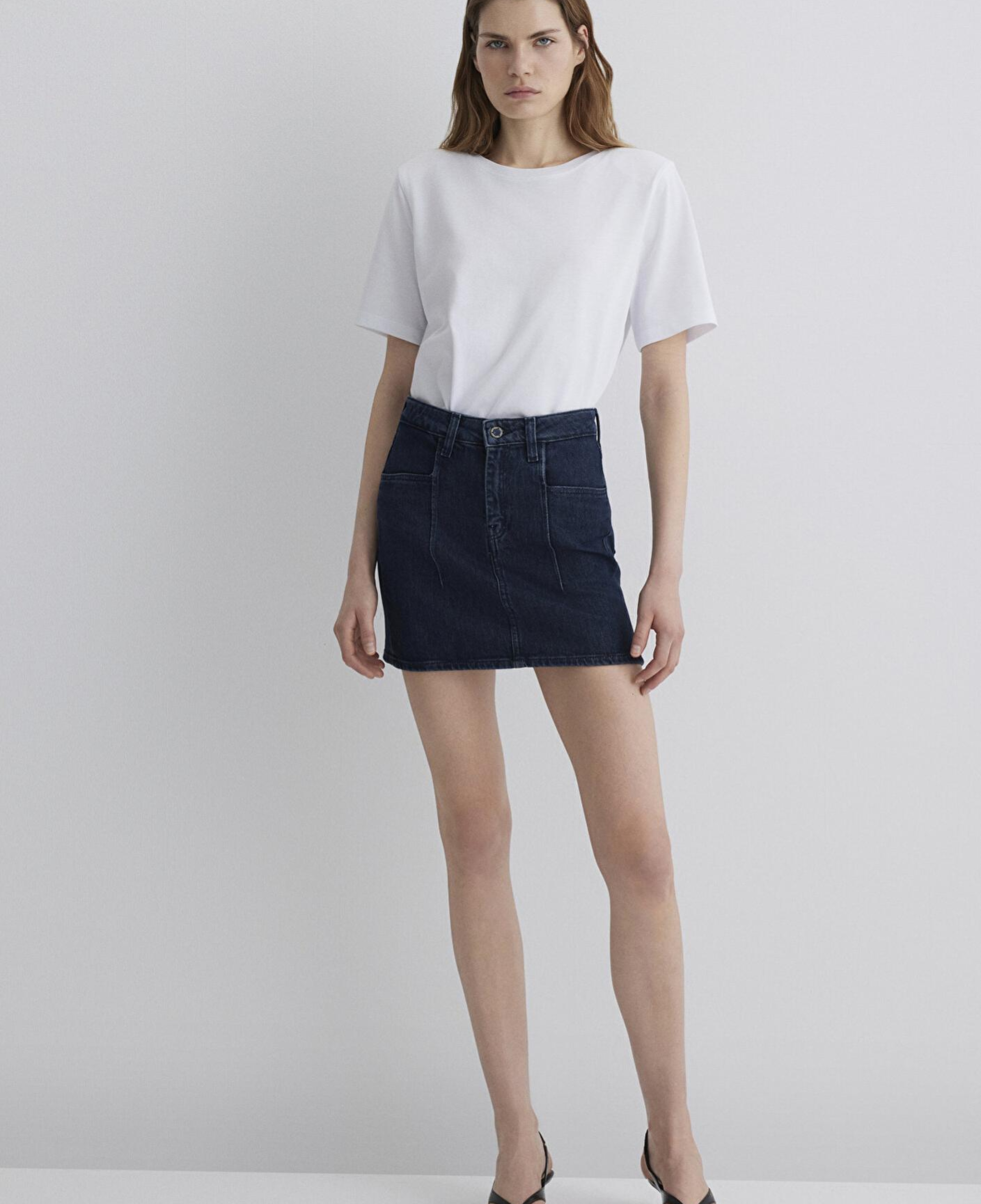 Mavi Shera Gold Premium Koyu Mavi Jean Etek 1310650-89226