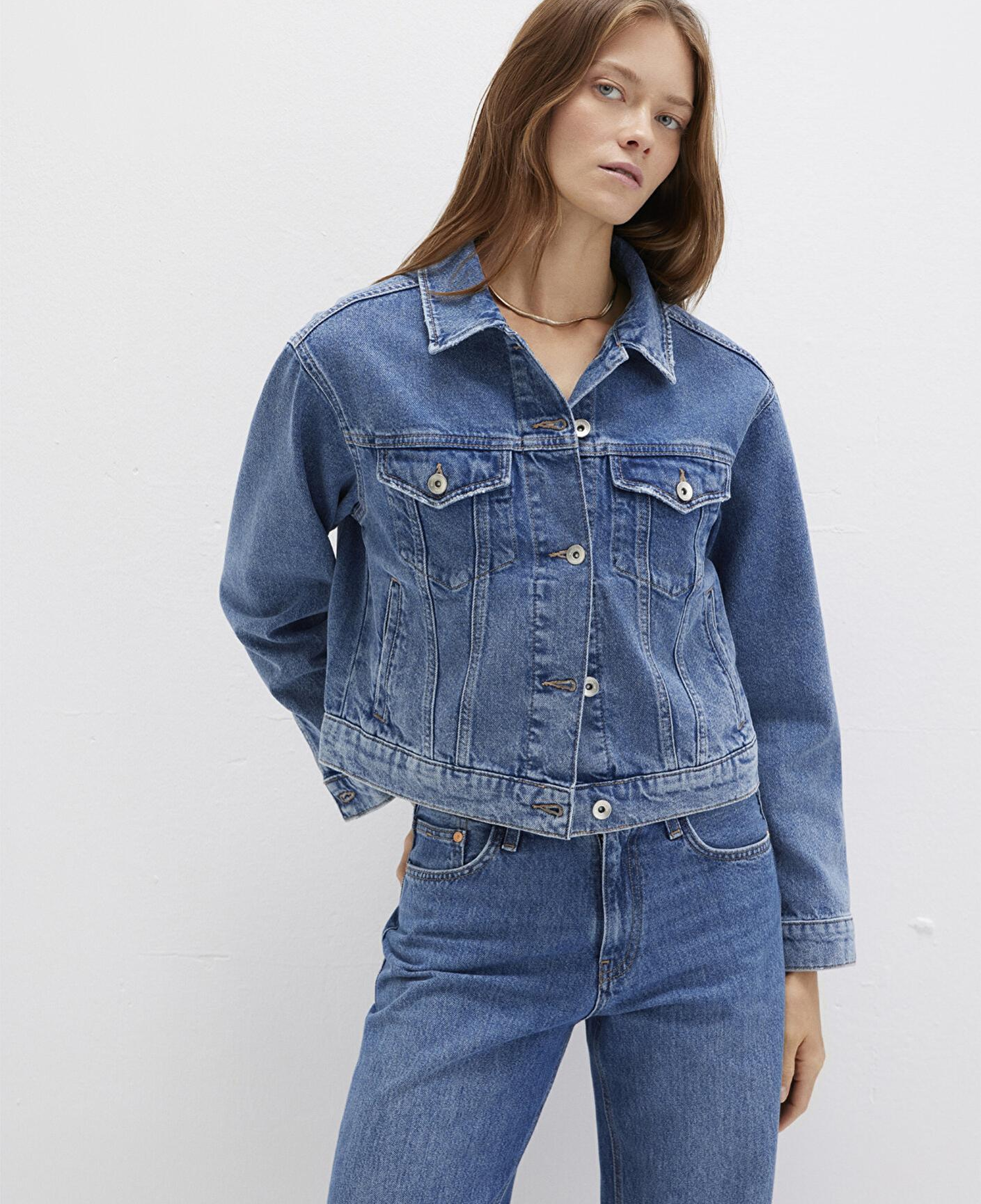 Mavi Megi Mavi Premium Indigo Mavisi Jean Ceket 1110389-89162