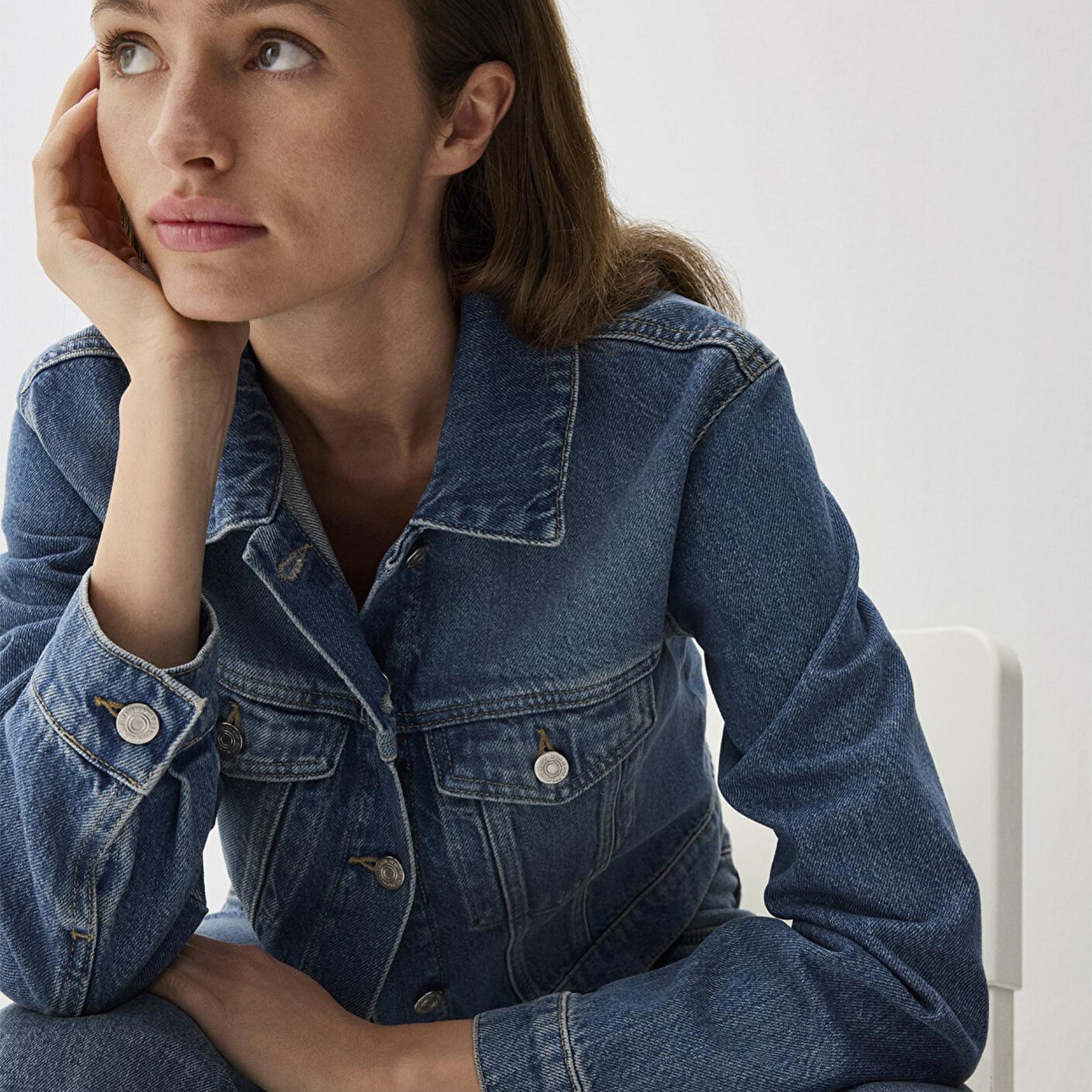 Mavi Harmony Mid Vintage Classic Denim  Jean Ceket 1110639-89575