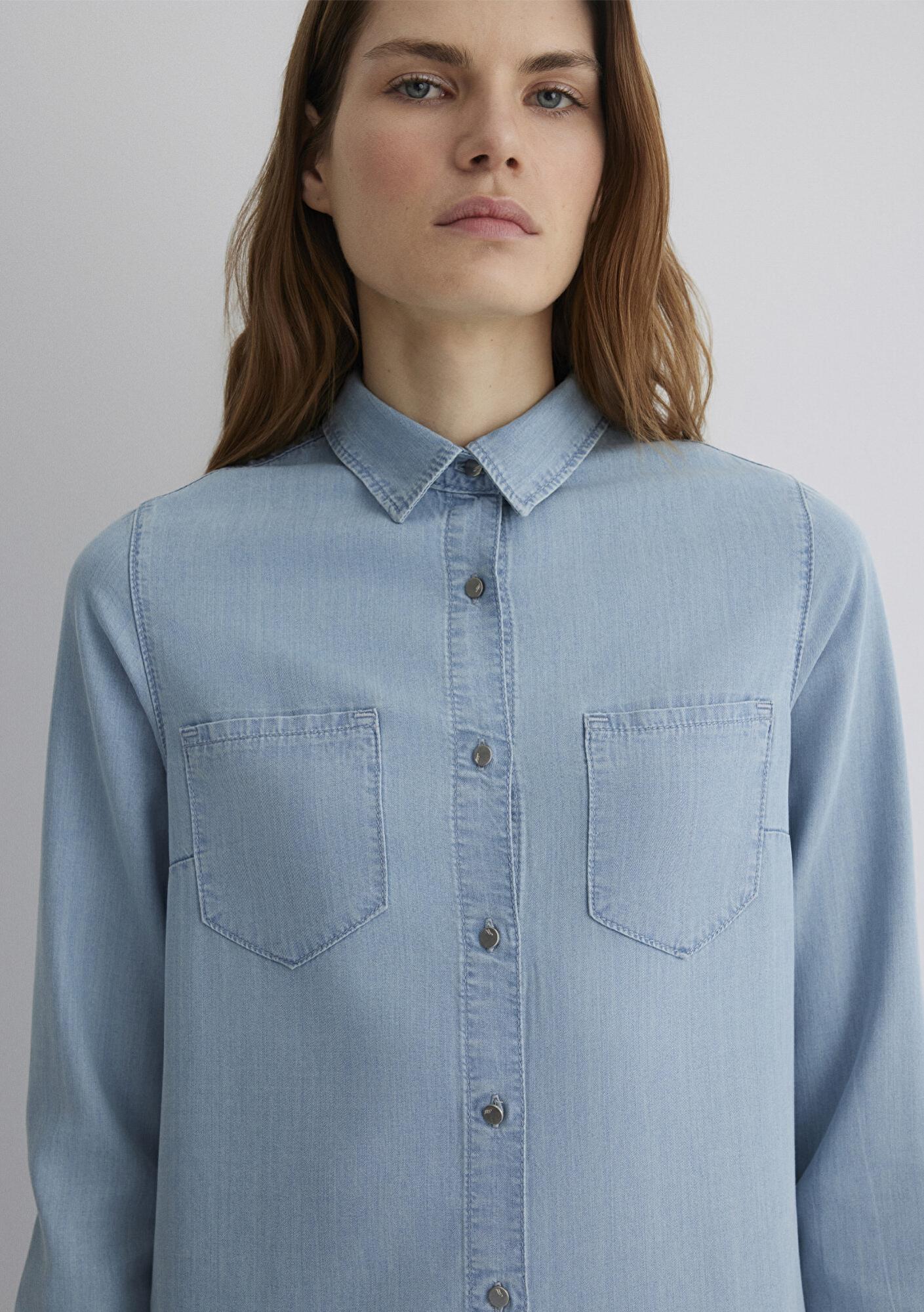 Mavi Liz Everyday Açık Mavi Jean Elbise 130656-89576