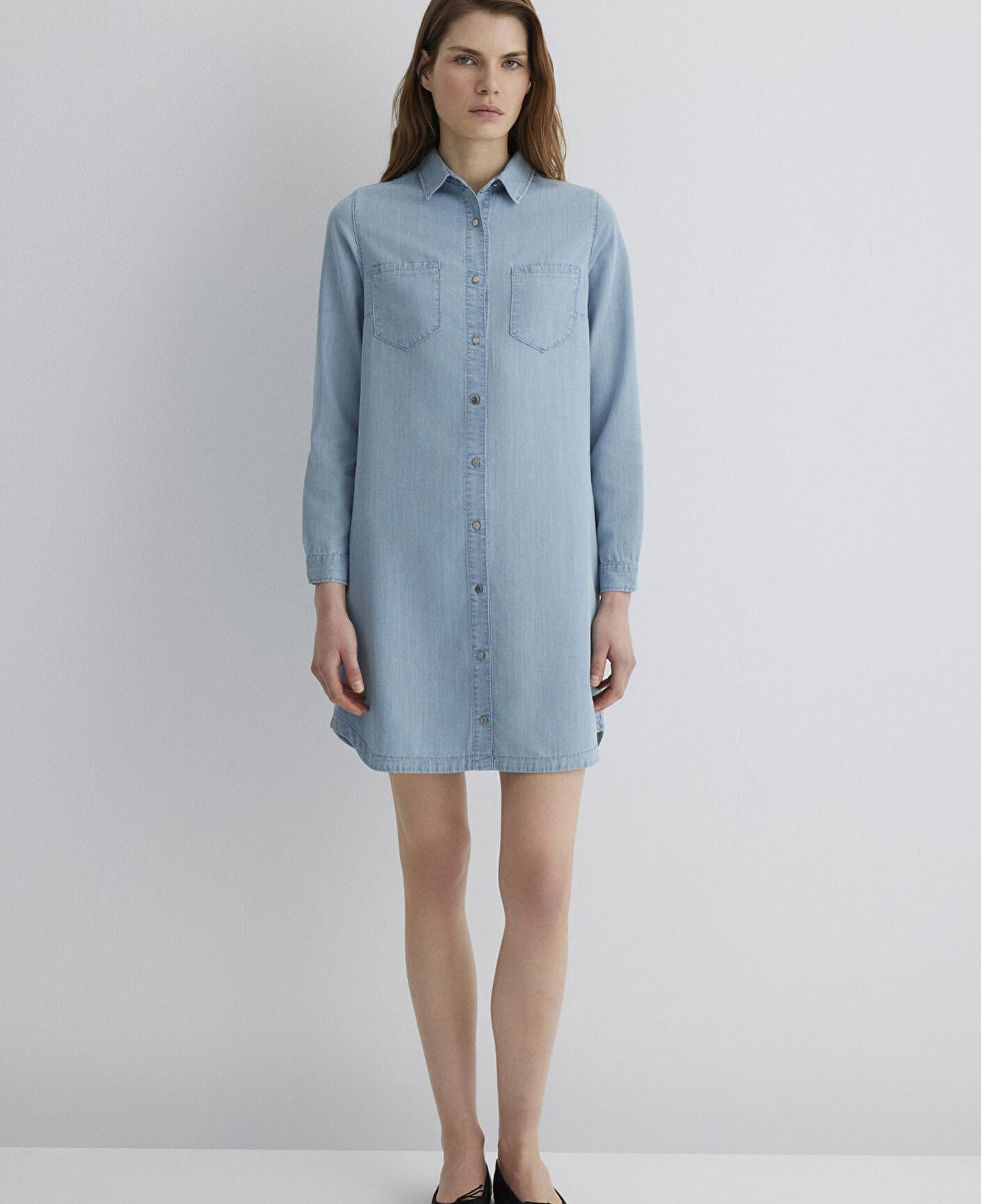 Mavi Liz Everyday Açık Mavi Jean Elbise 130656-89576