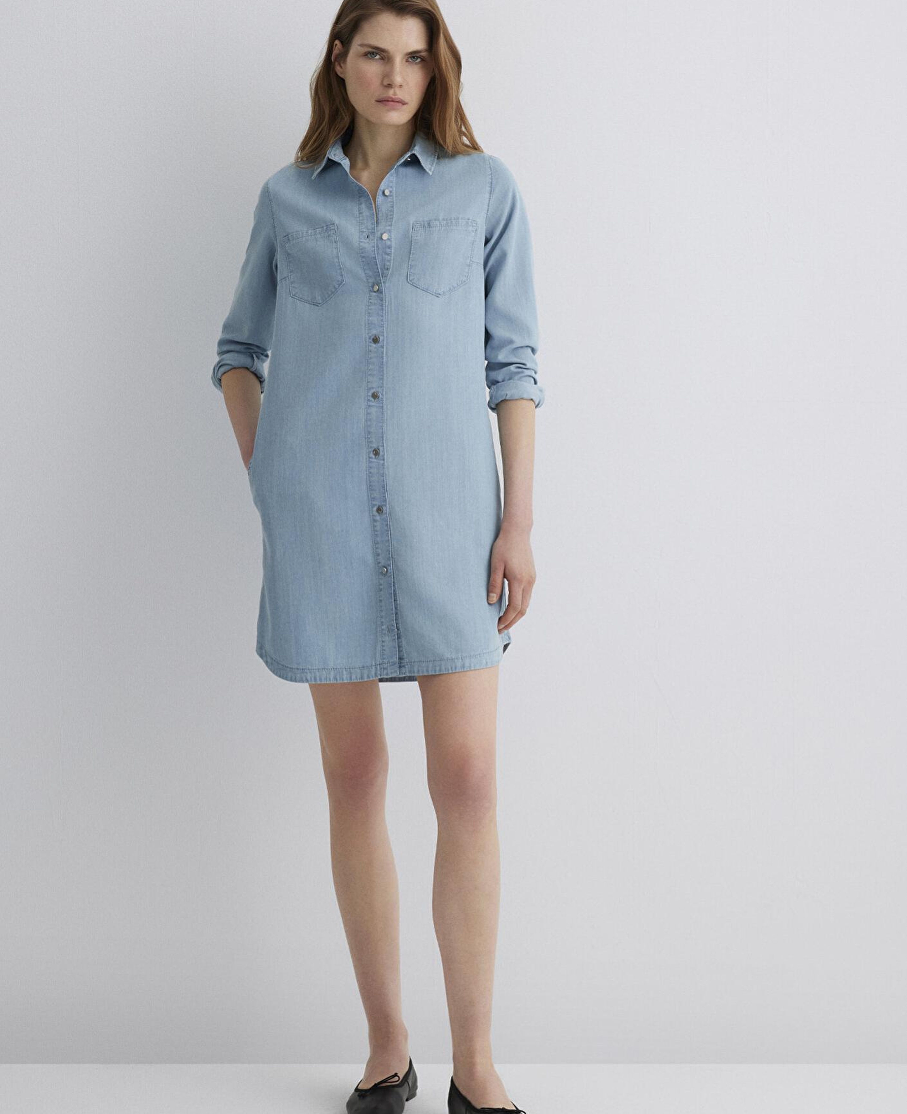 Mavi Liz Everyday Açık Mavi Jean Elbise 130656-89576